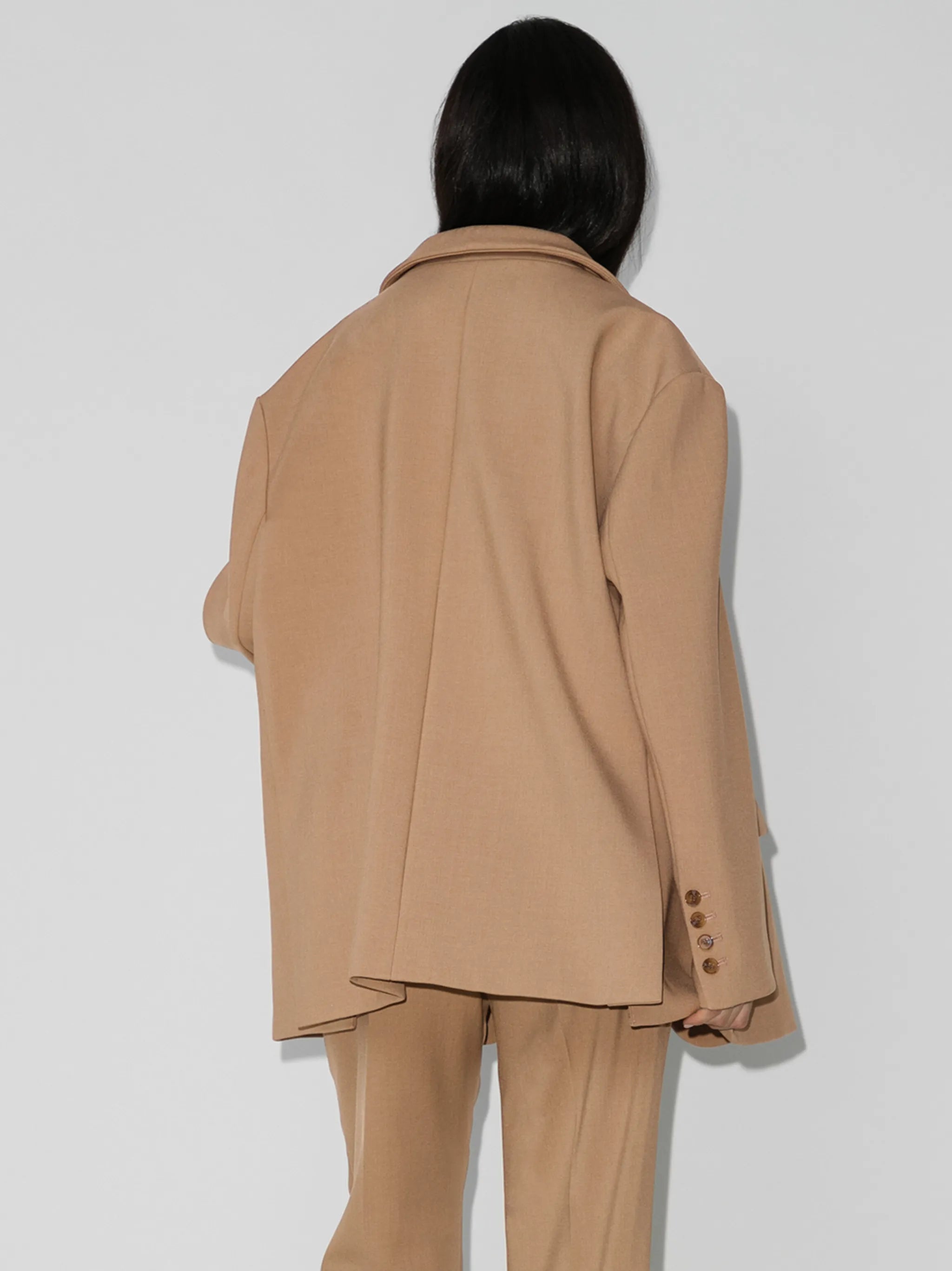 Bea single-breasted boxy blazer