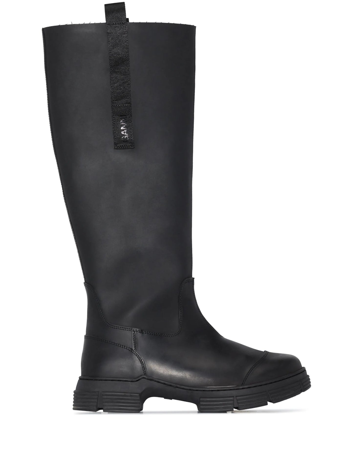 knee-high rain boots