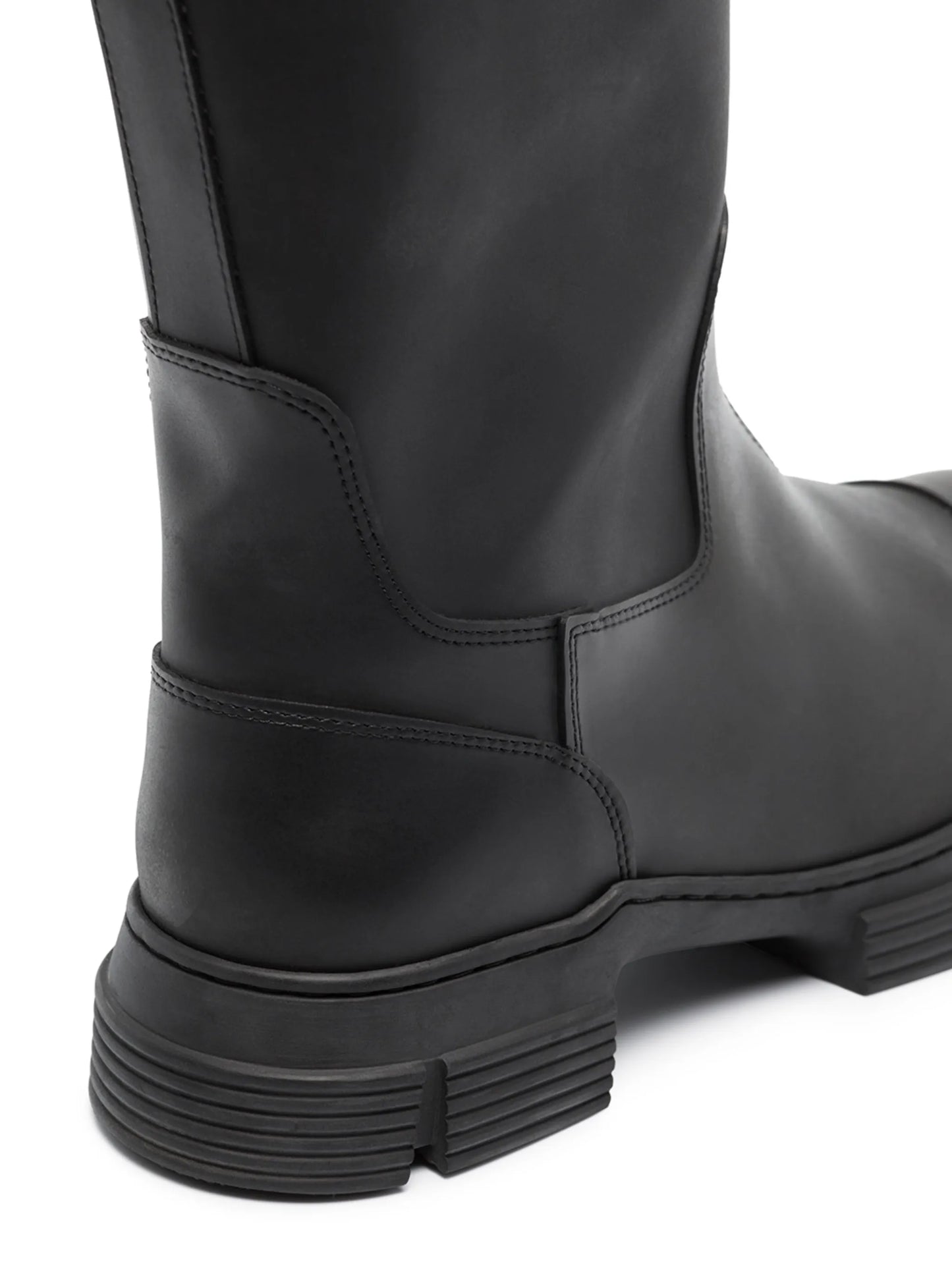 knee-high rain boots