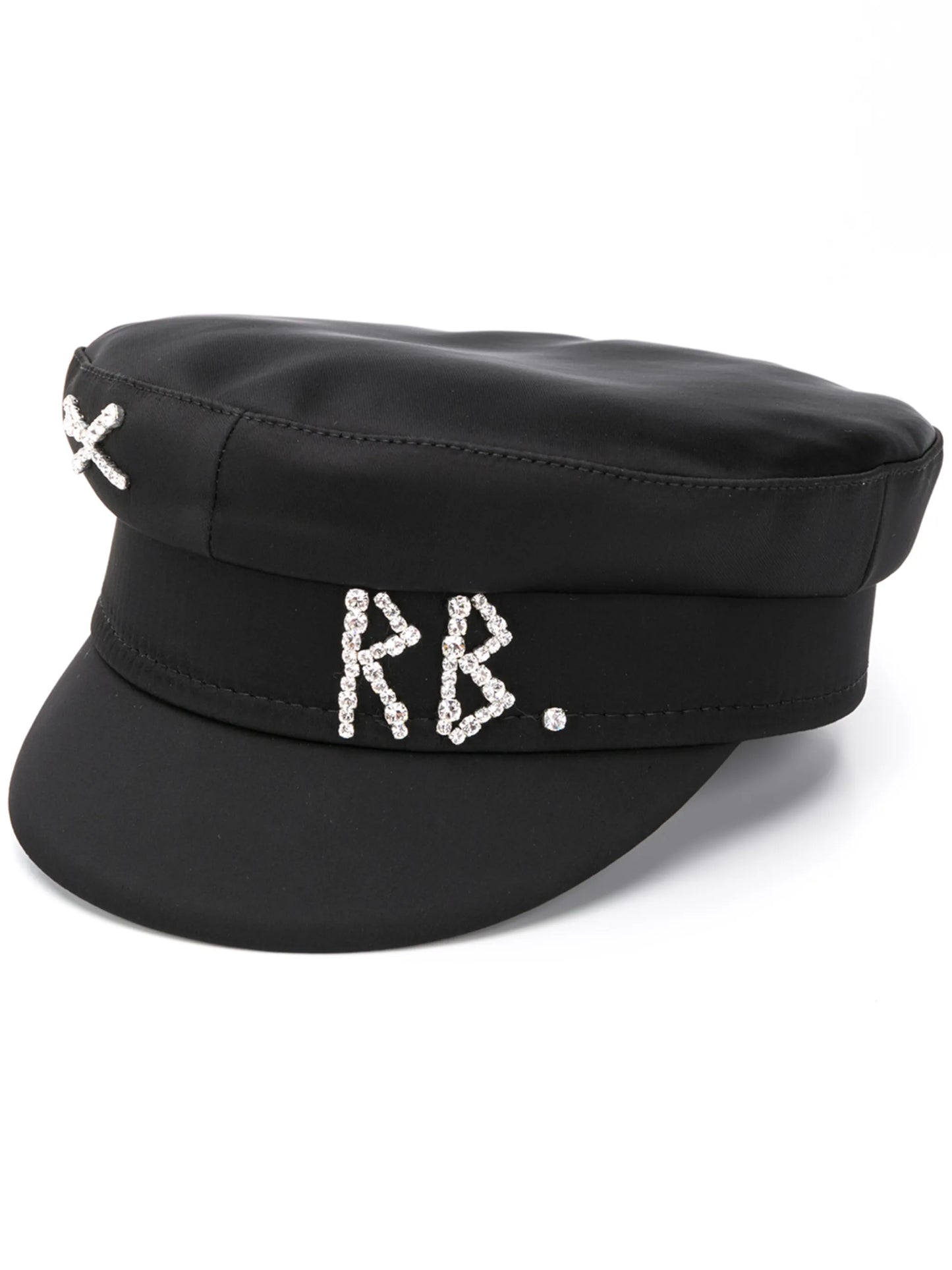 rhinestone logo breton hat