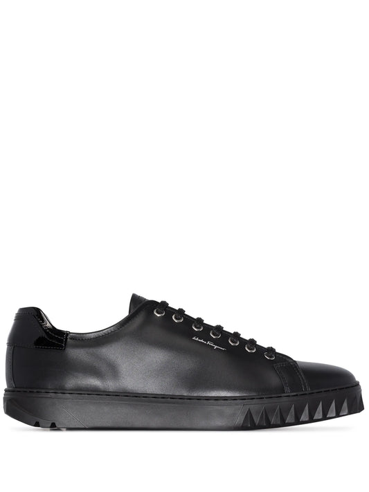 Cube leather sneakers