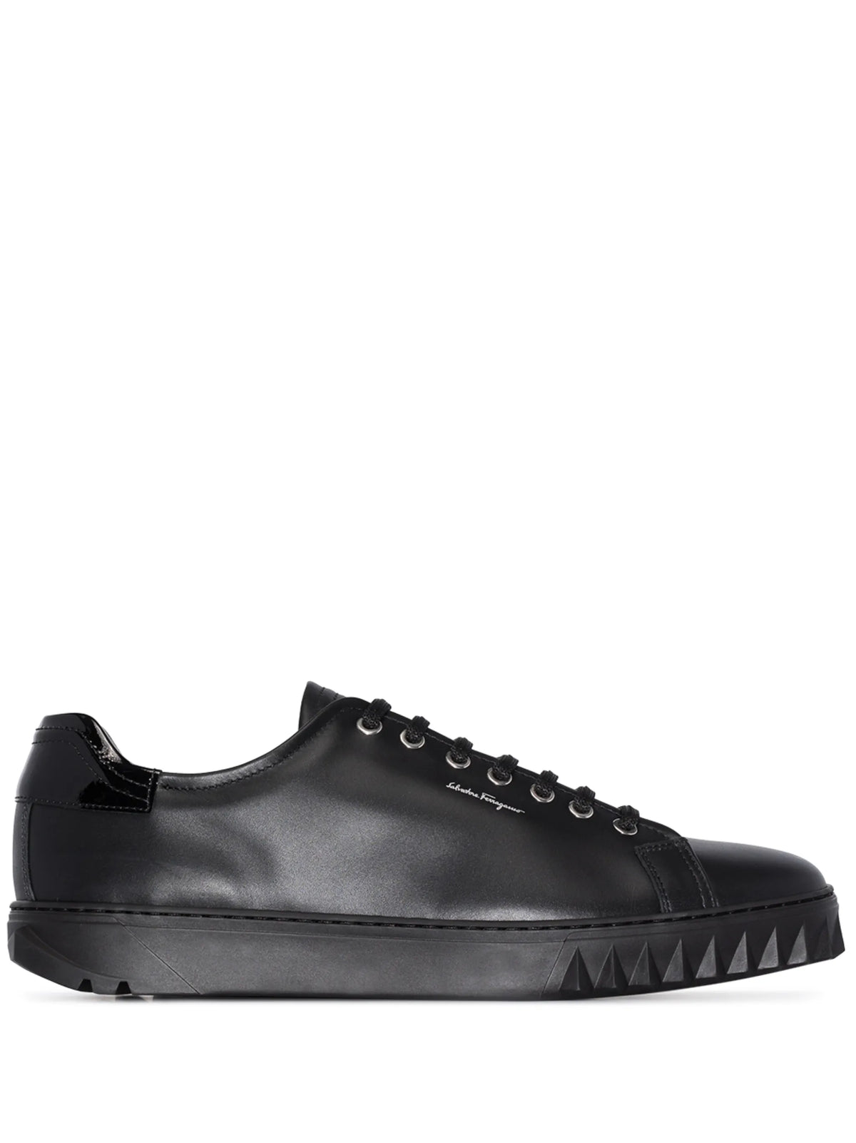 Cube leather sneakers