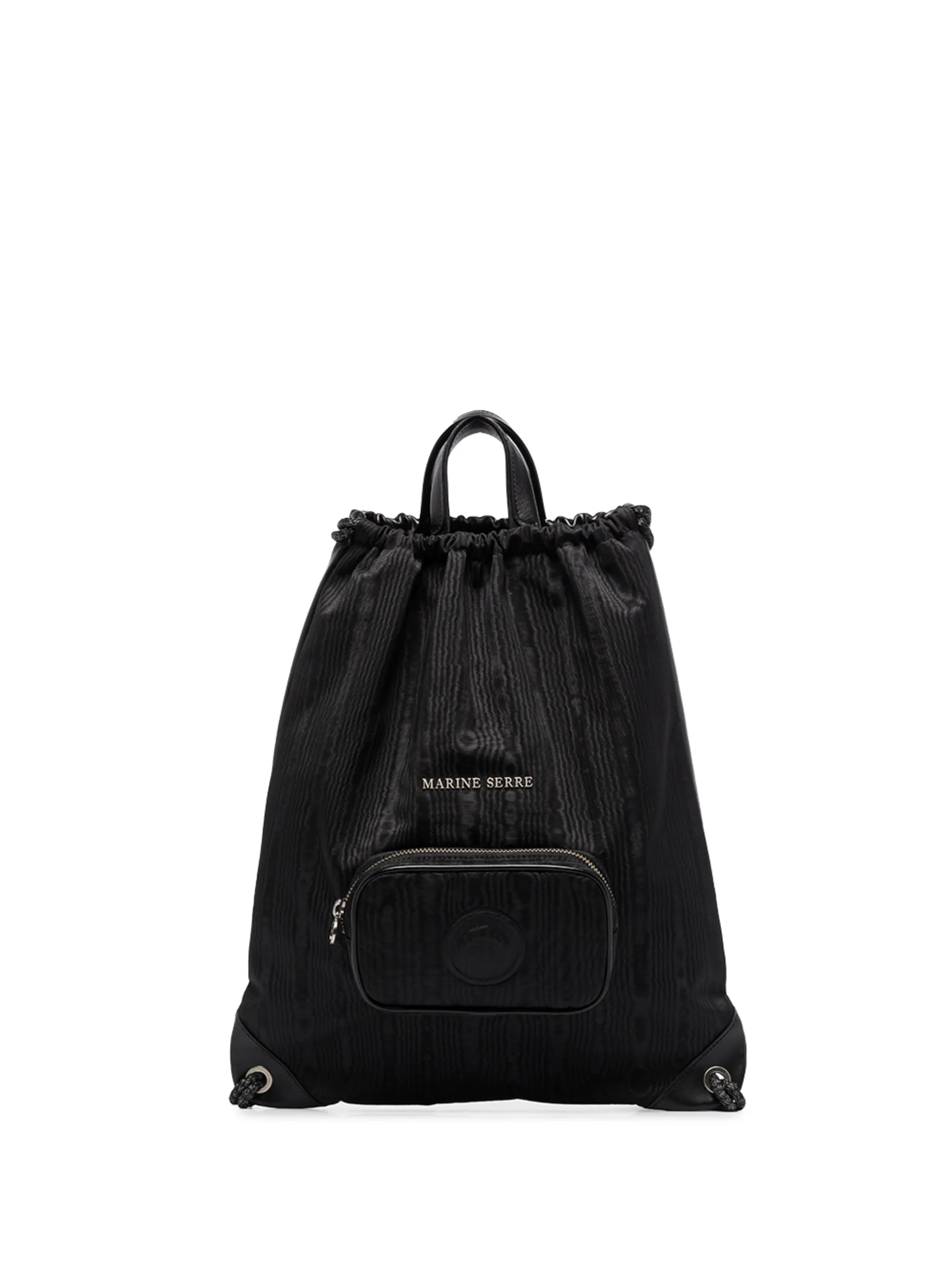lizard-skin effect drawstring backpack