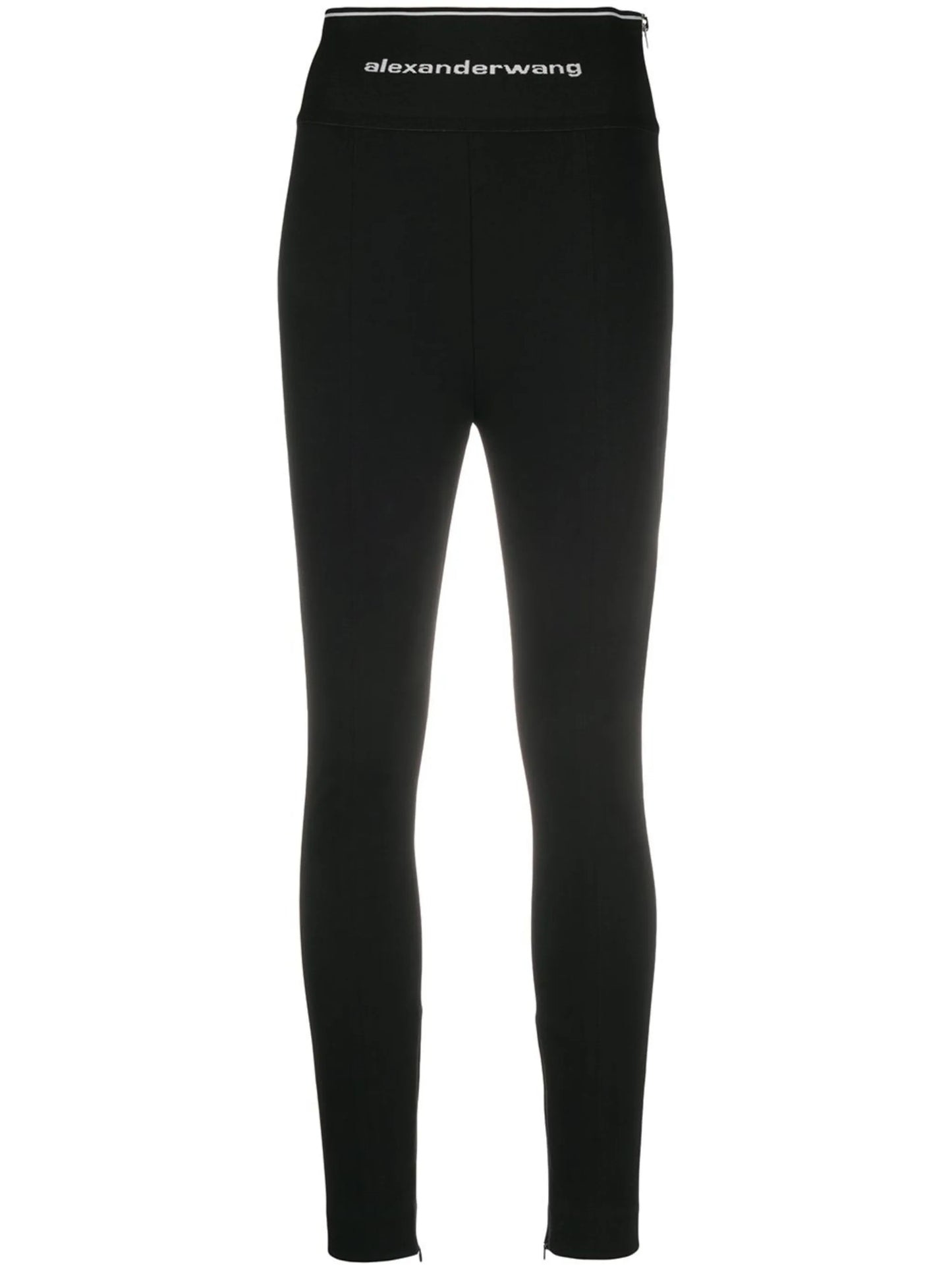 logo-waistband slim-fit trousers