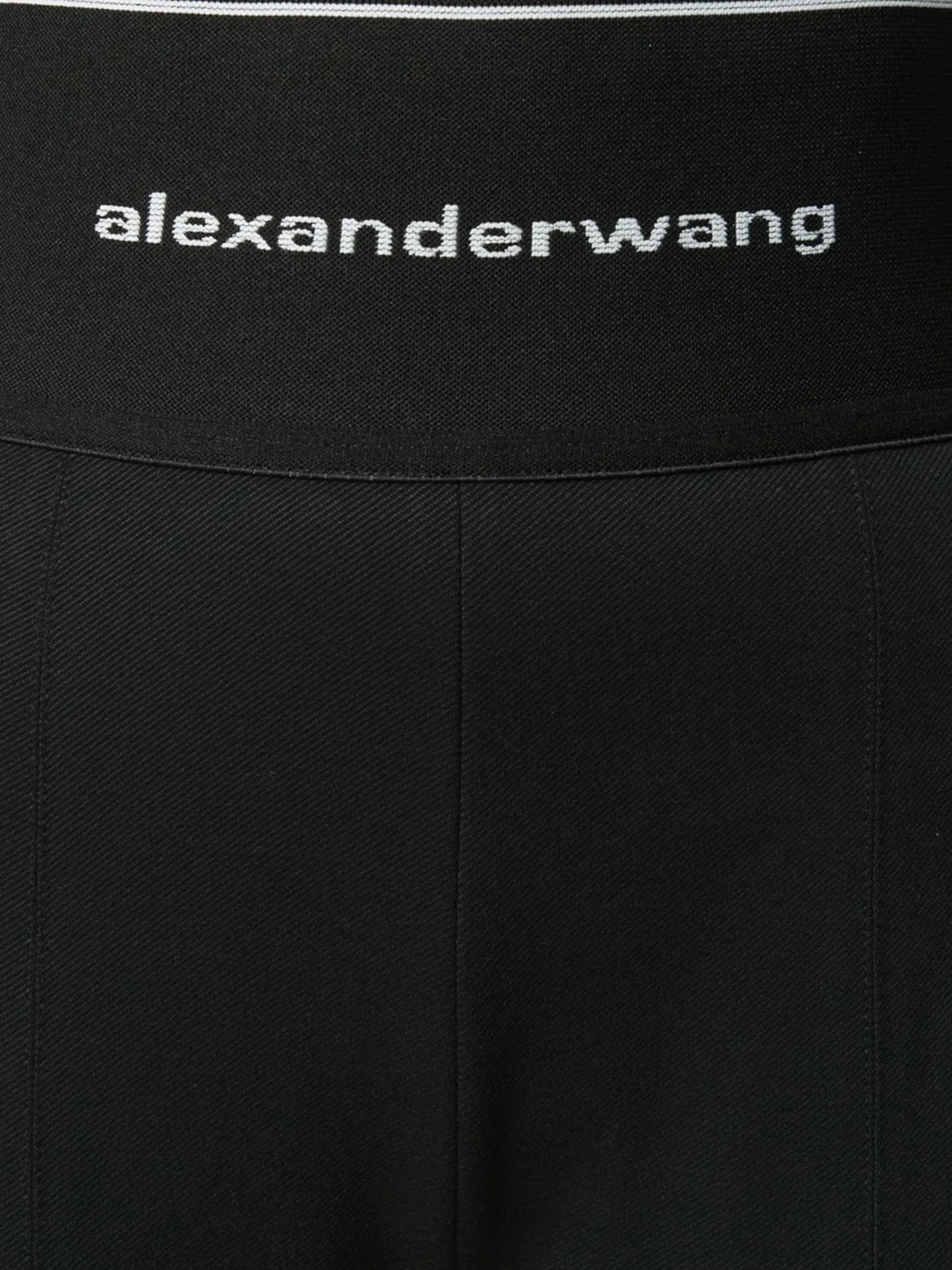 logo-waistband slim-fit trousers