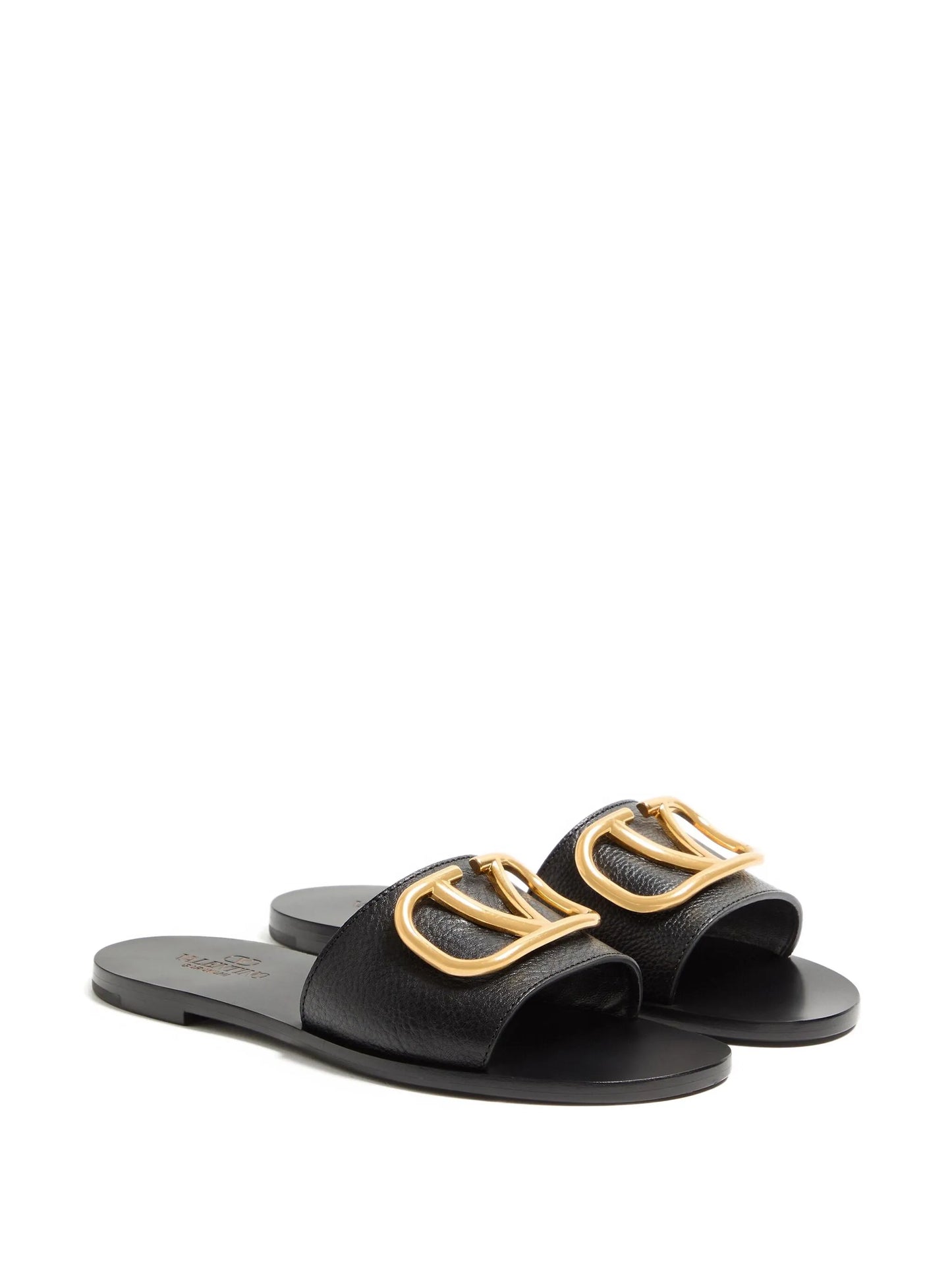 VLogo Signature leather sandals