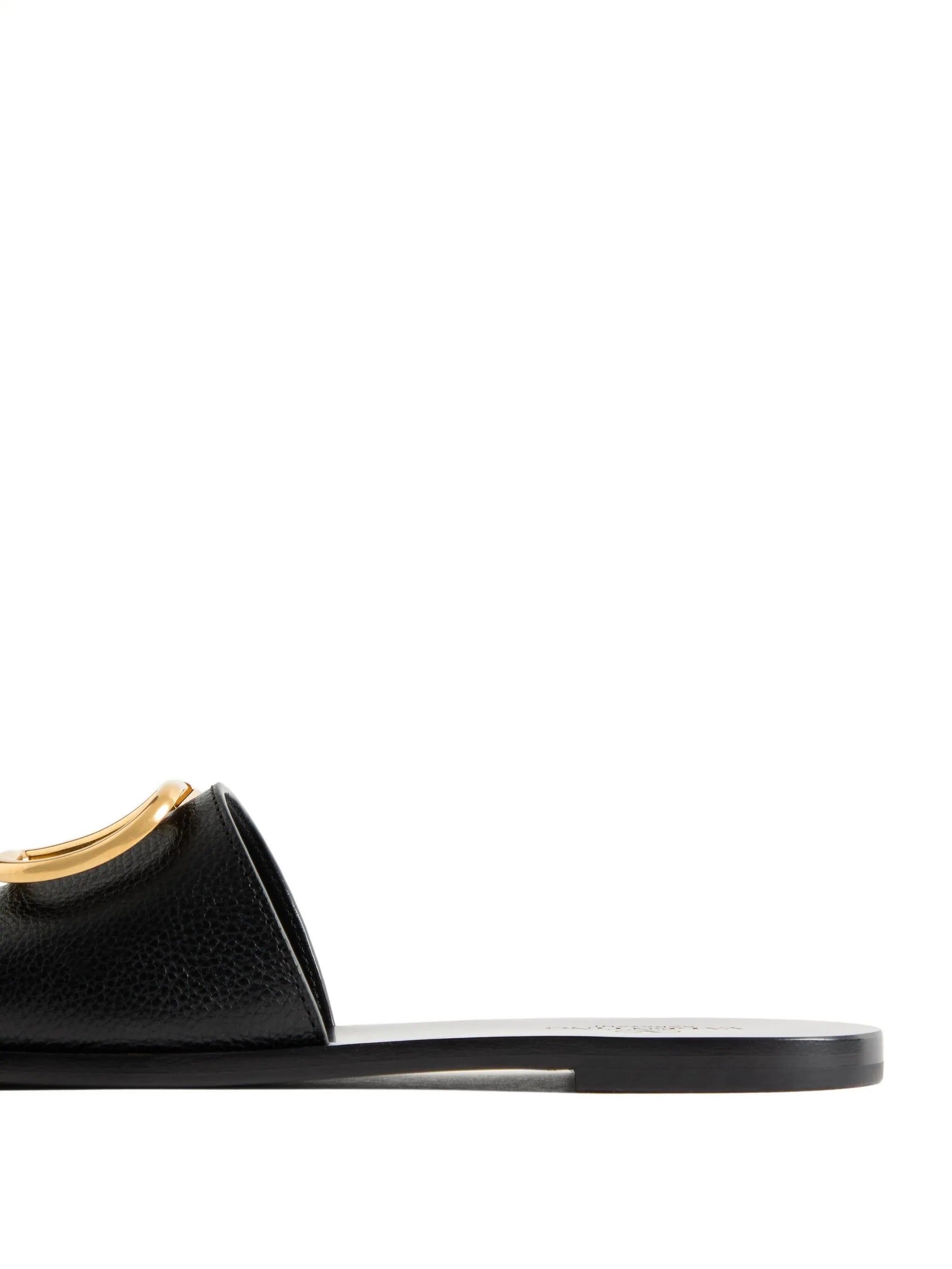VLogo Signature leather sandals