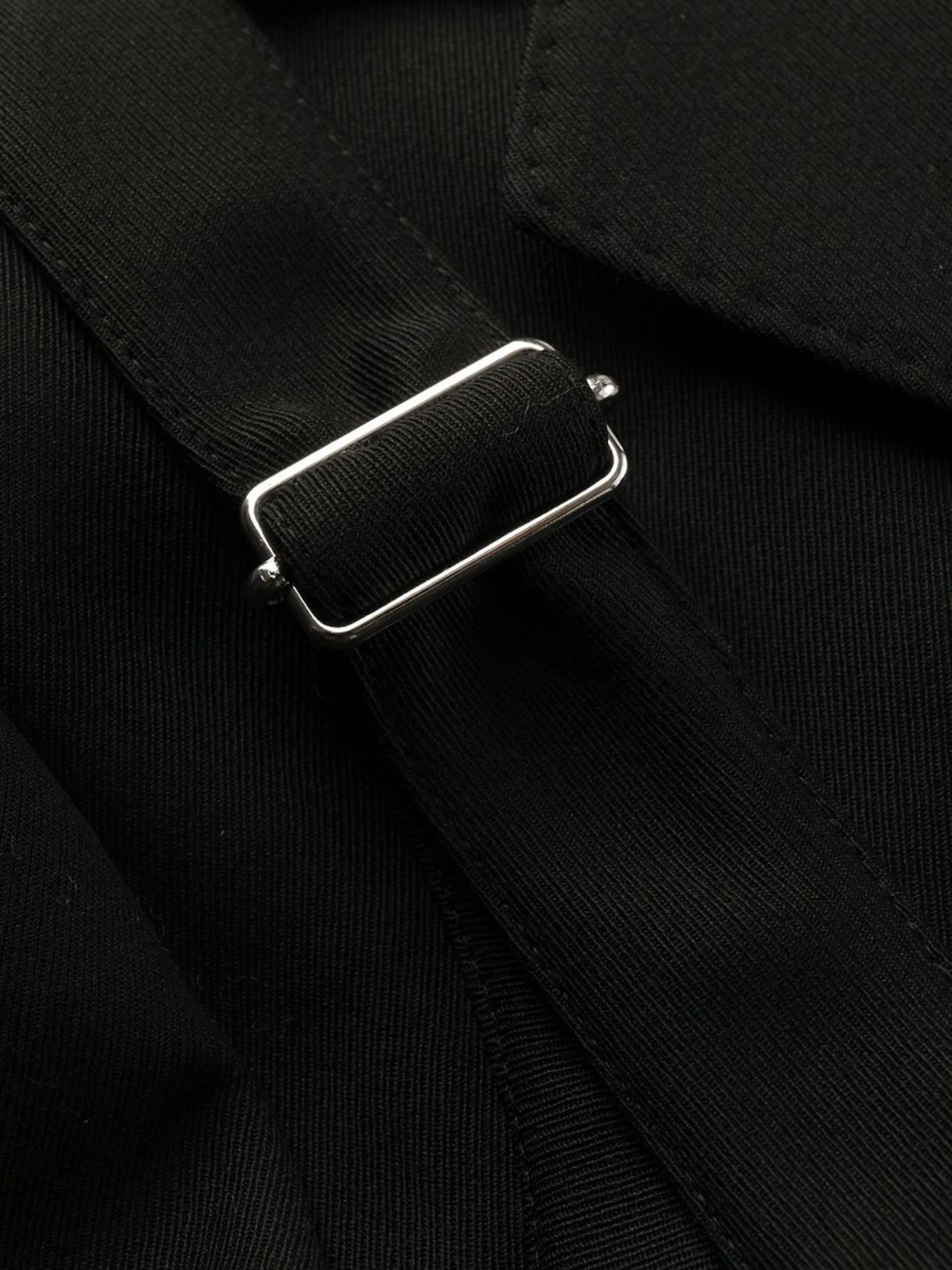 single-breasted cavalry twill coat