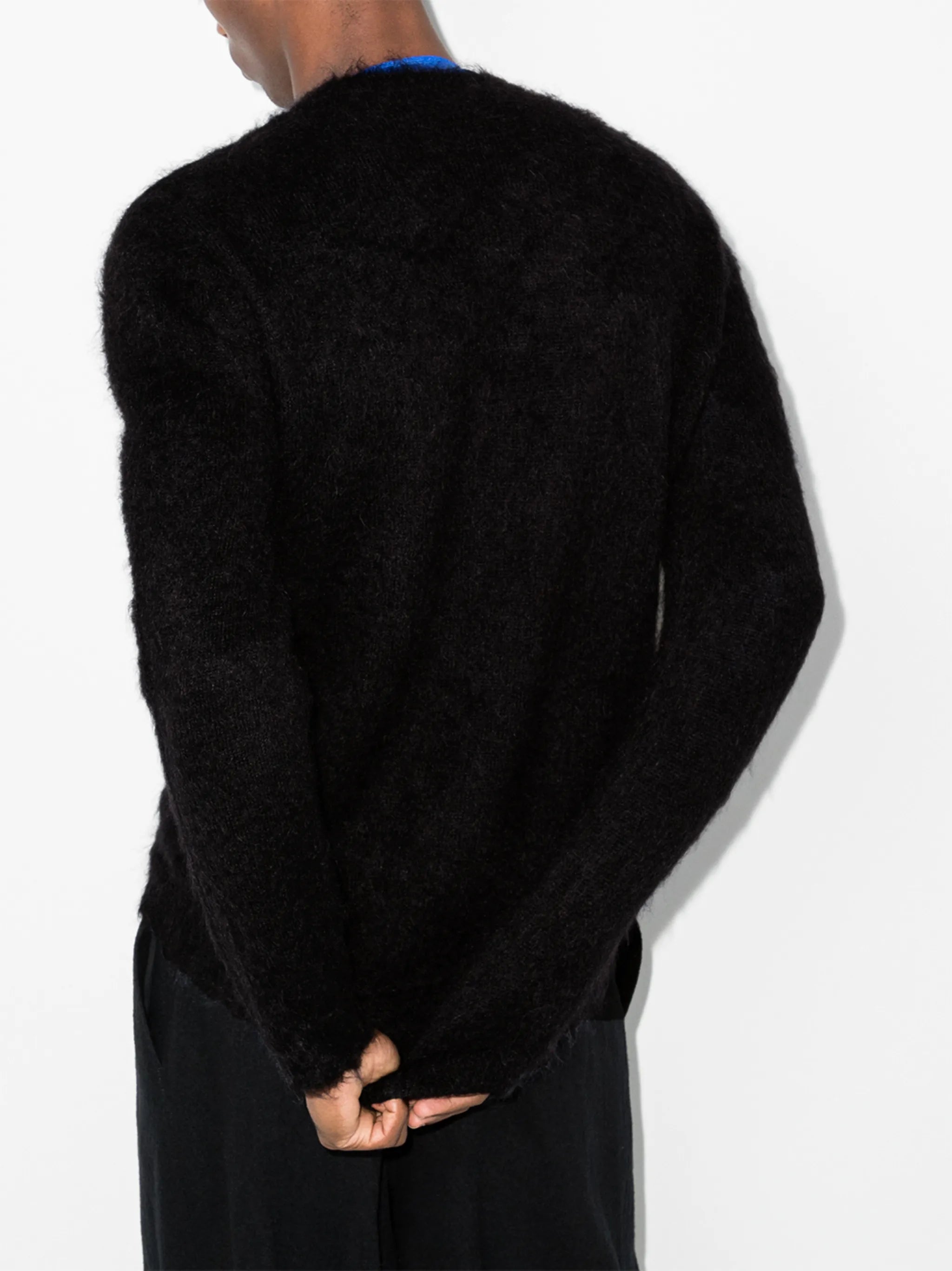 VLTN intarsia-knit logo jumper