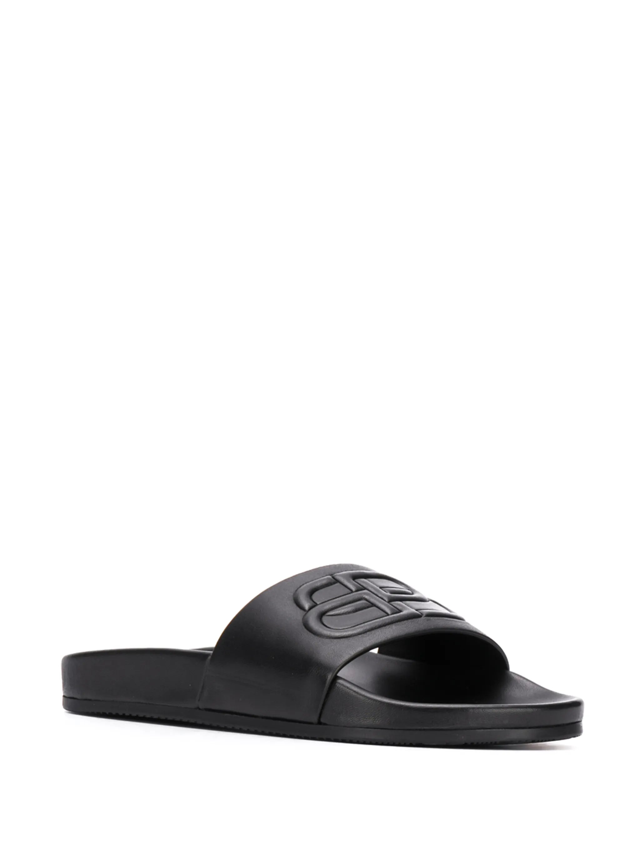 BB embossed logo slides