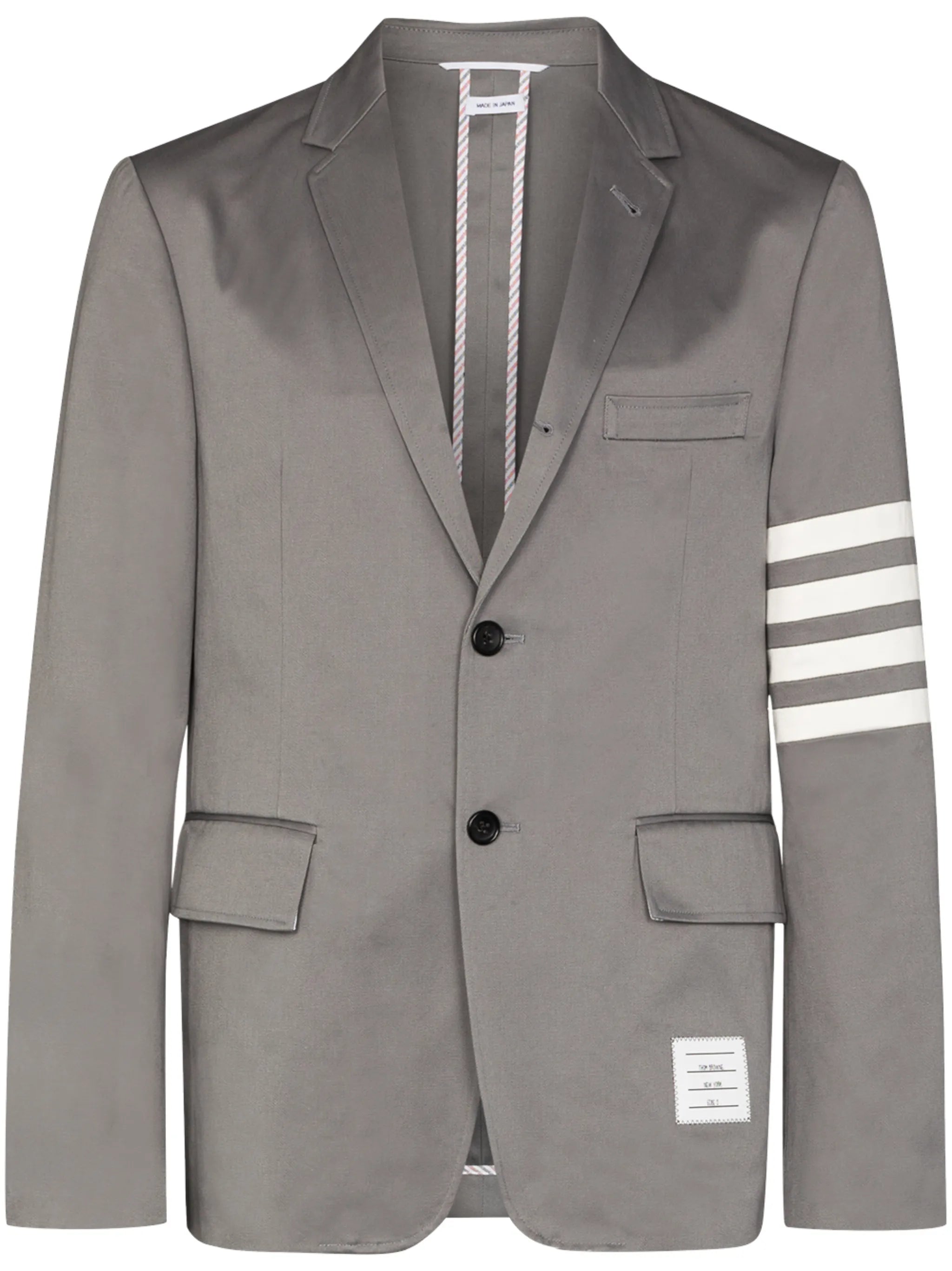 4-bar stripe single-breasted blazer