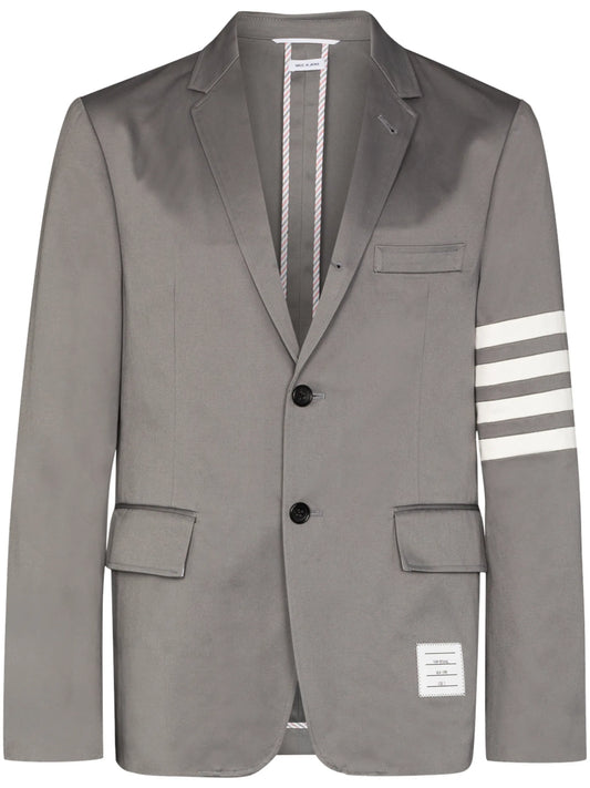 4-bar stripe single-breasted blazer