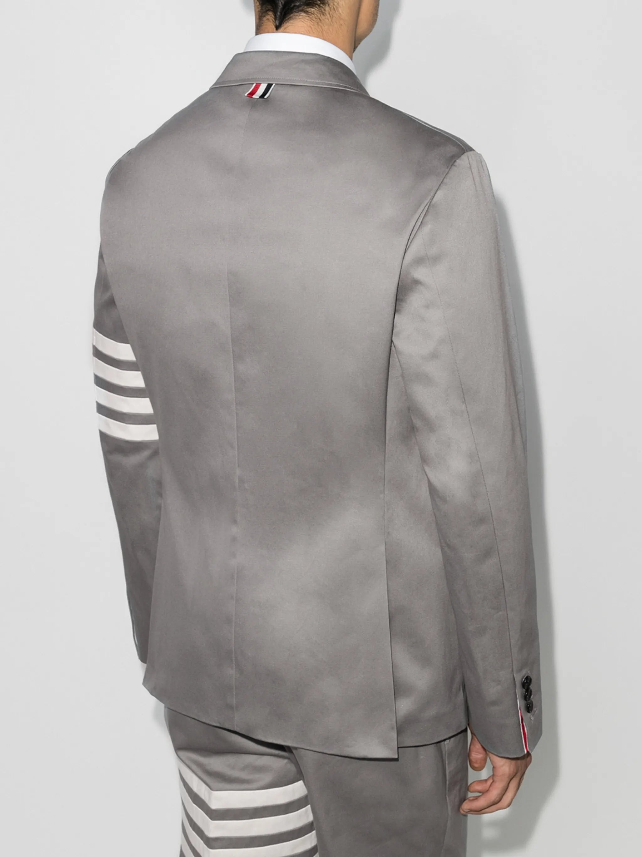 4-bar stripe single-breasted blazer