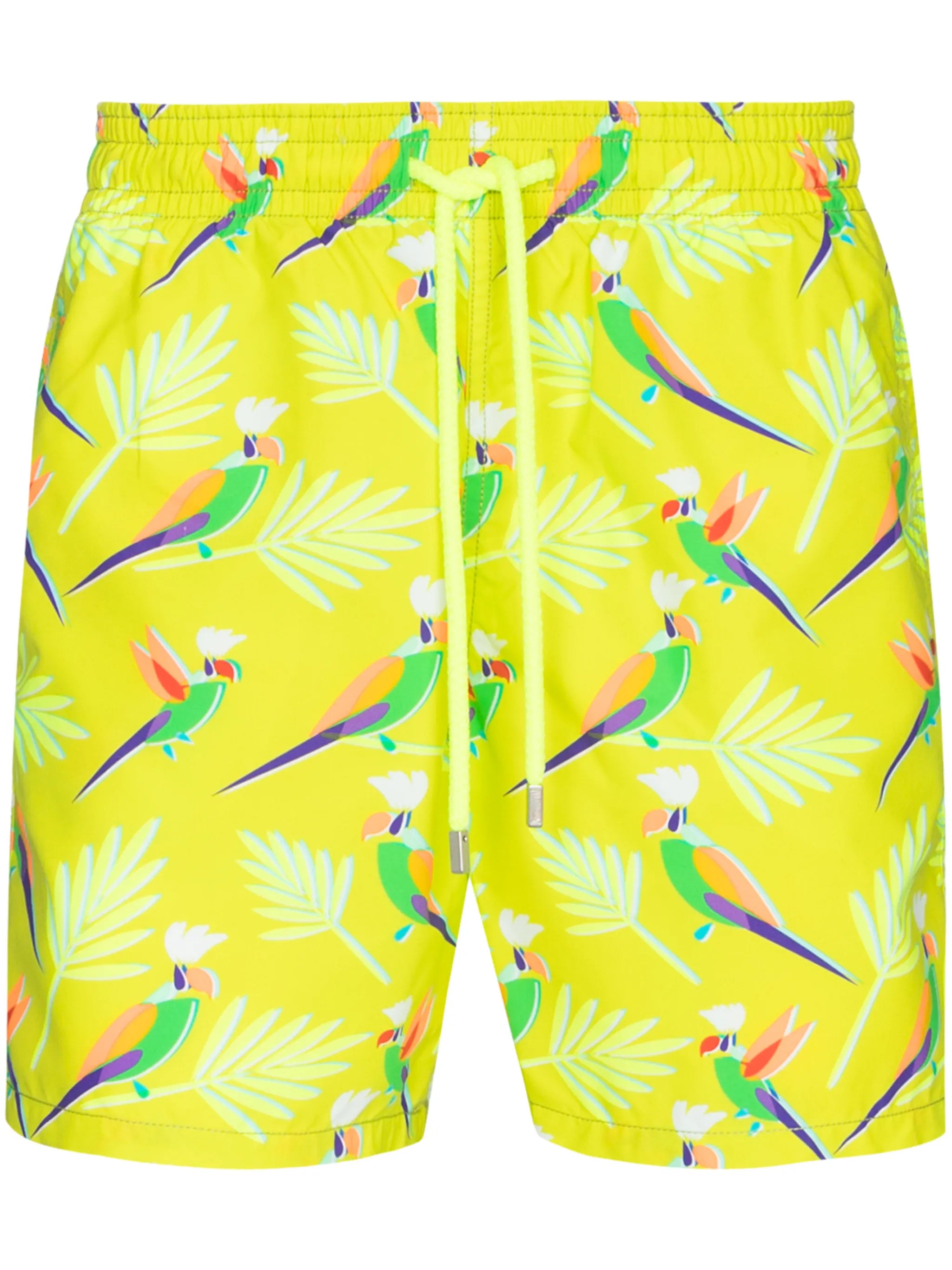 Moorea parrot-print swim shorts