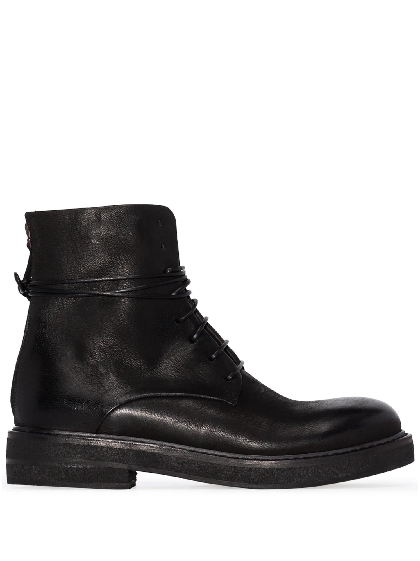 leather combat boots