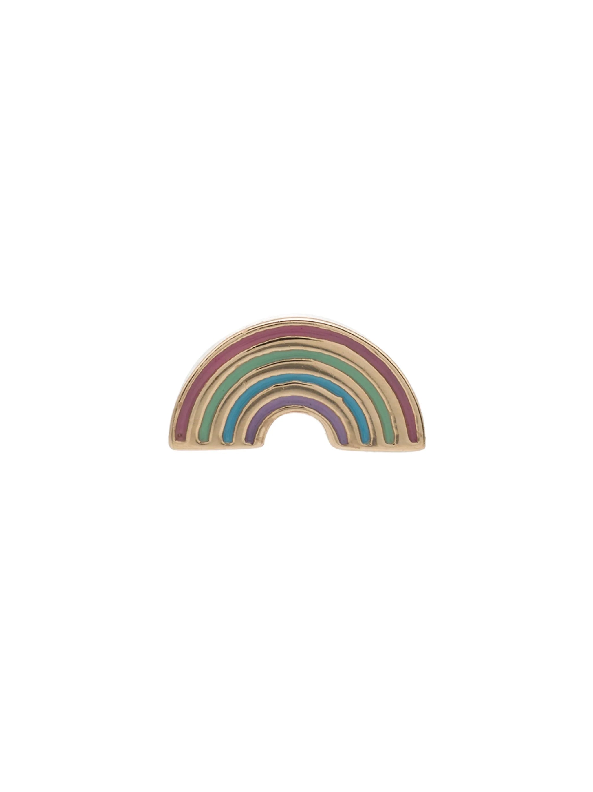 Rainbow single earring
