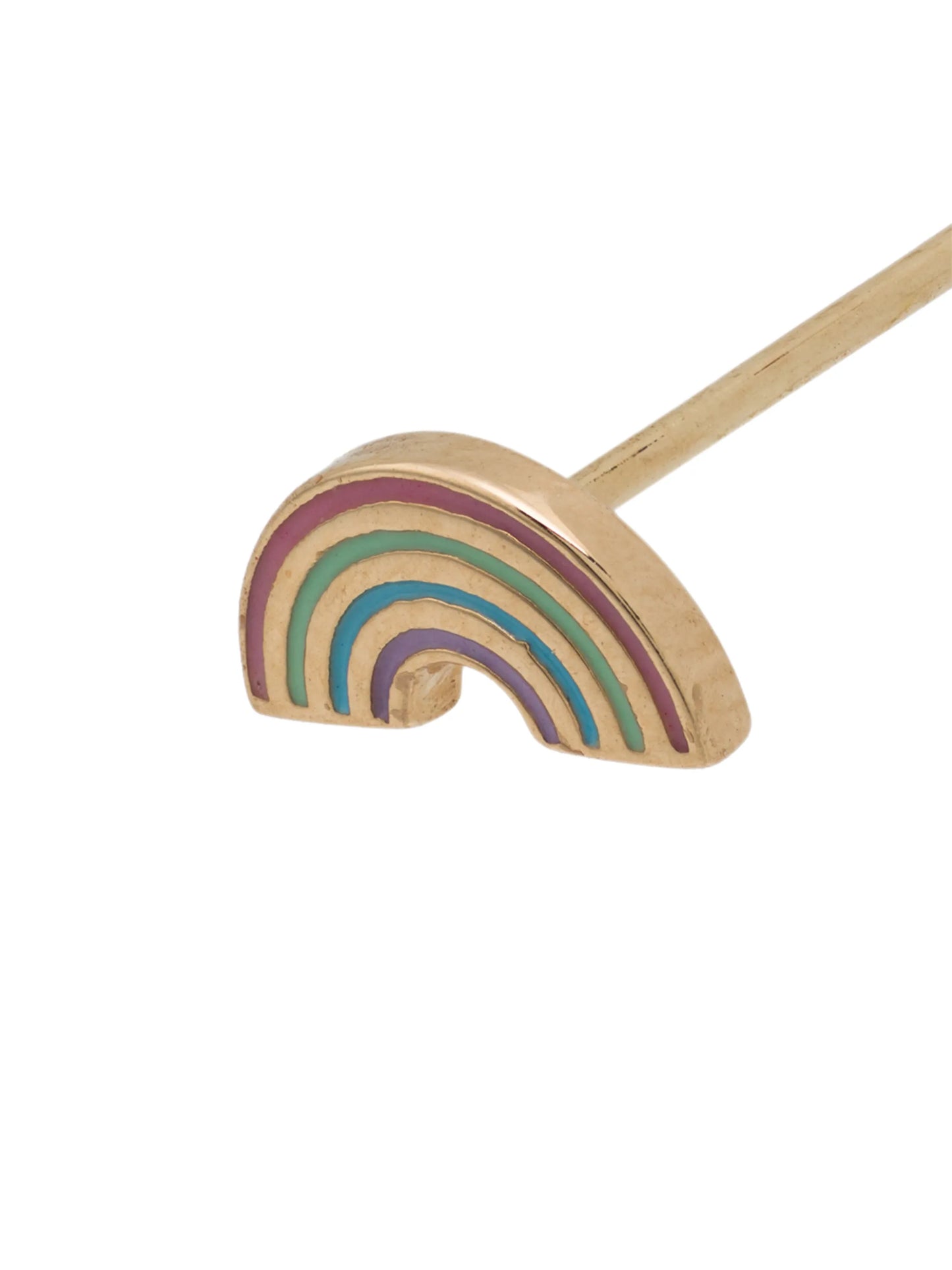 Rainbow single earring