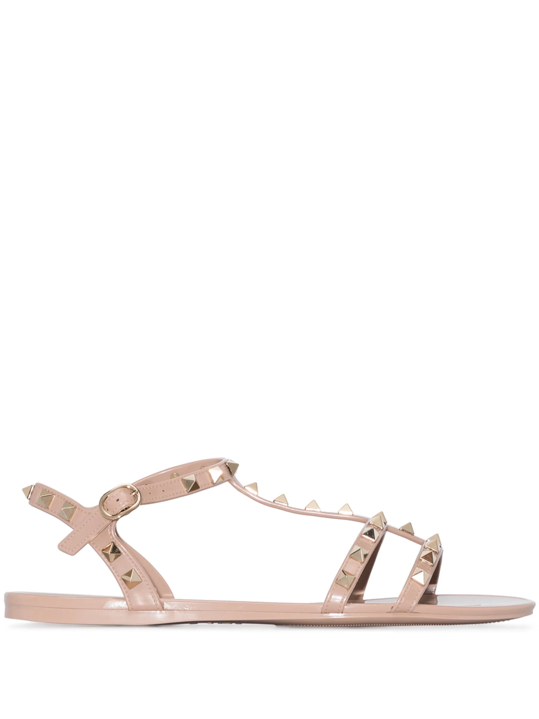 rockstud adjustable-strap sandals