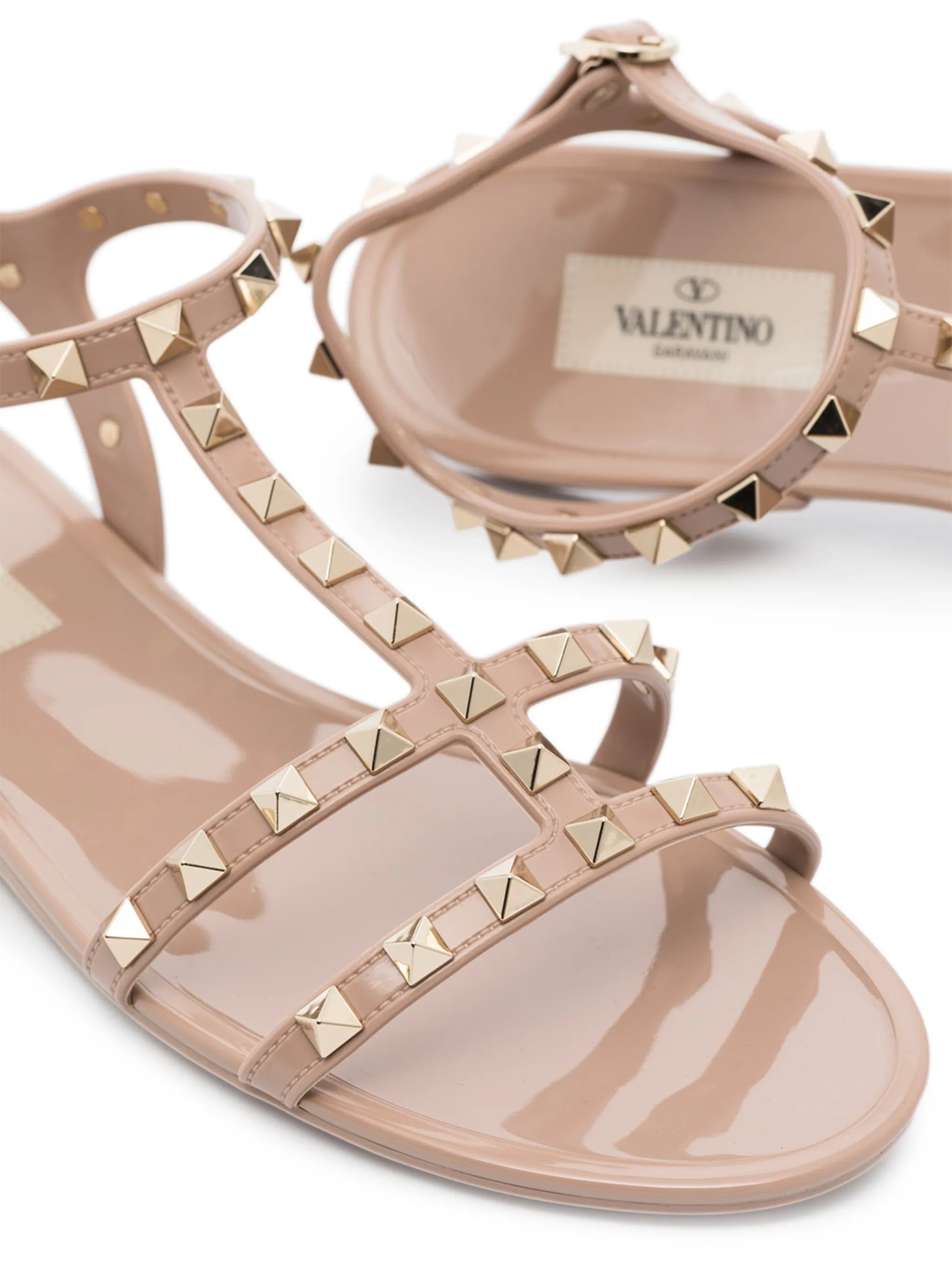 rockstud adjustable-strap sandals