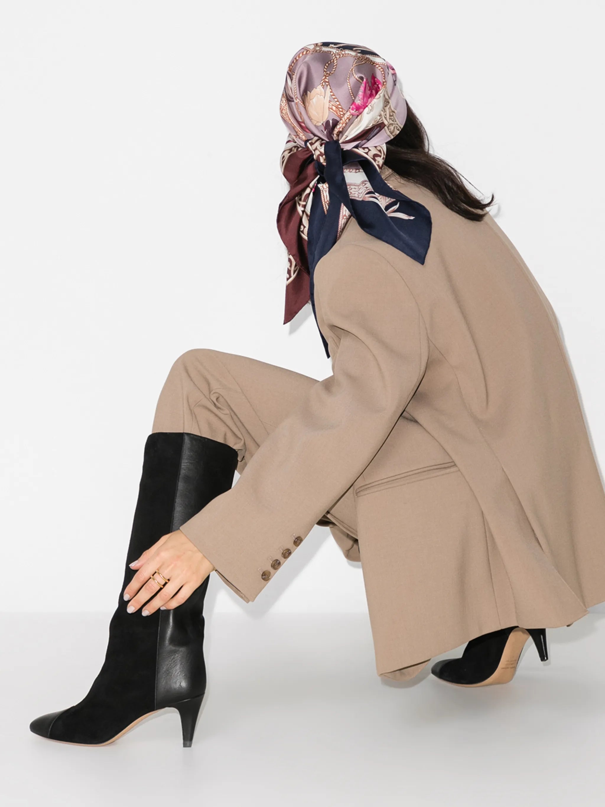 Leas 75mm panelled boots