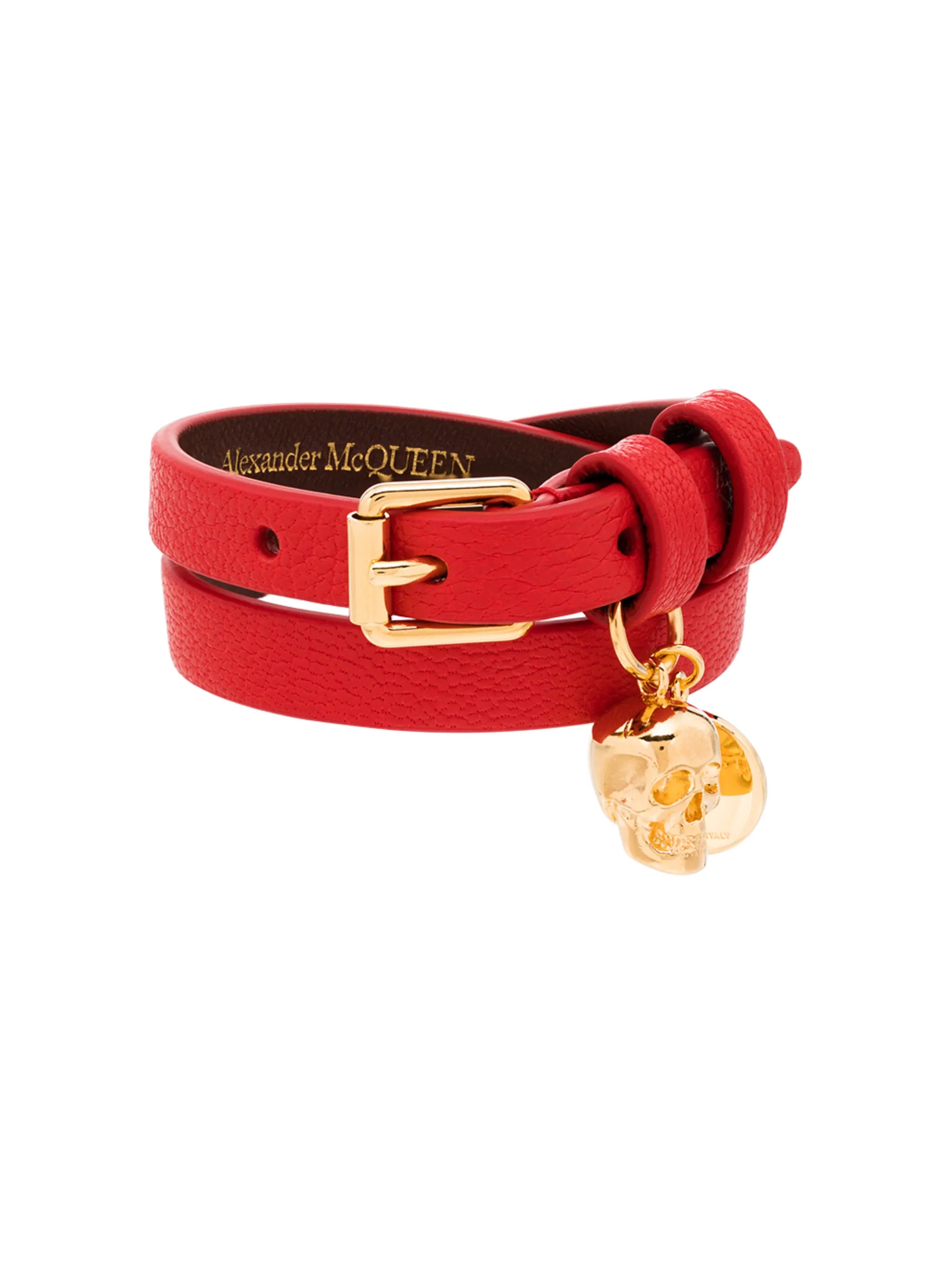 skull-motif wraparound bracelet