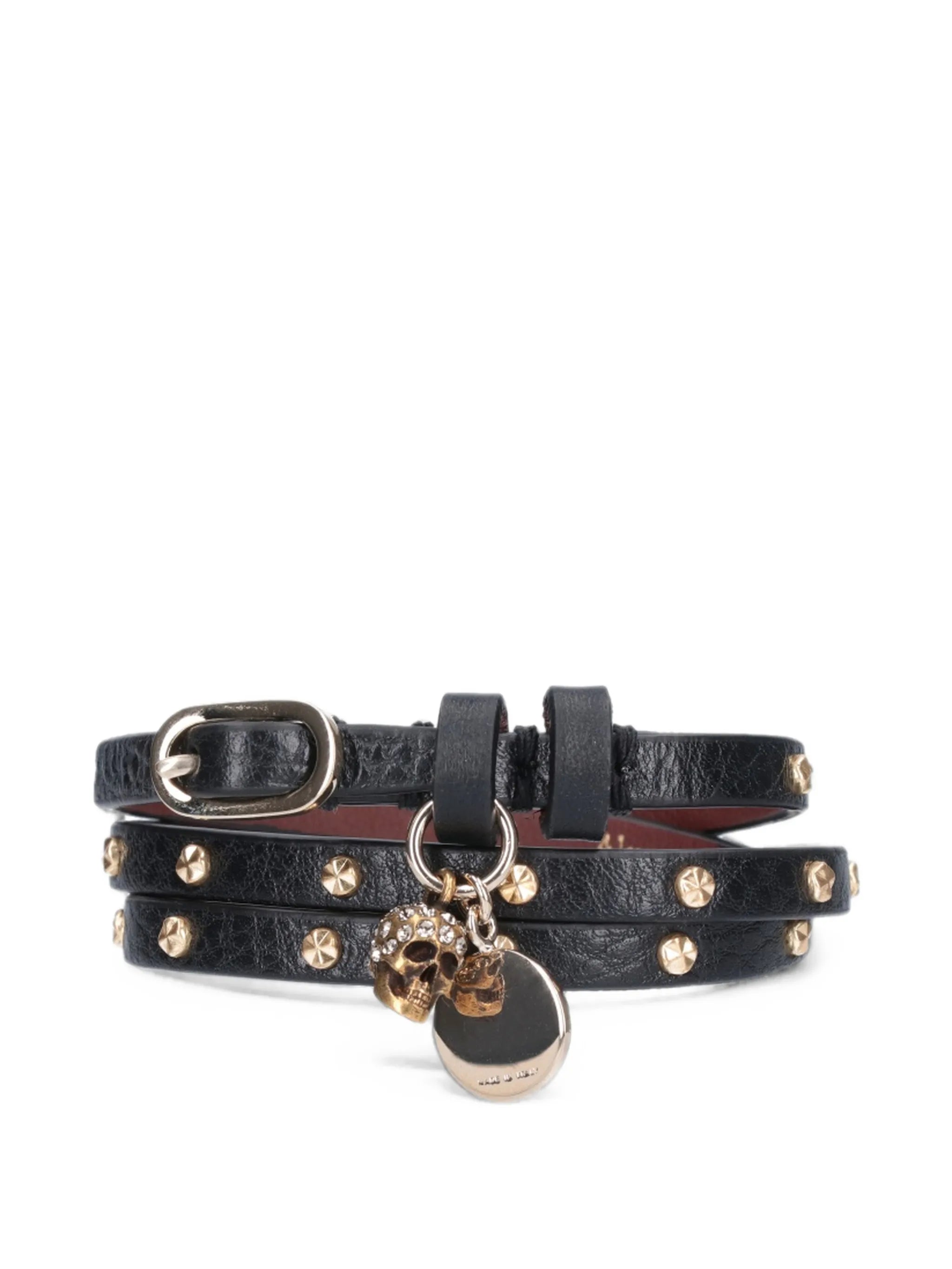 skull stud wraparound bracelet