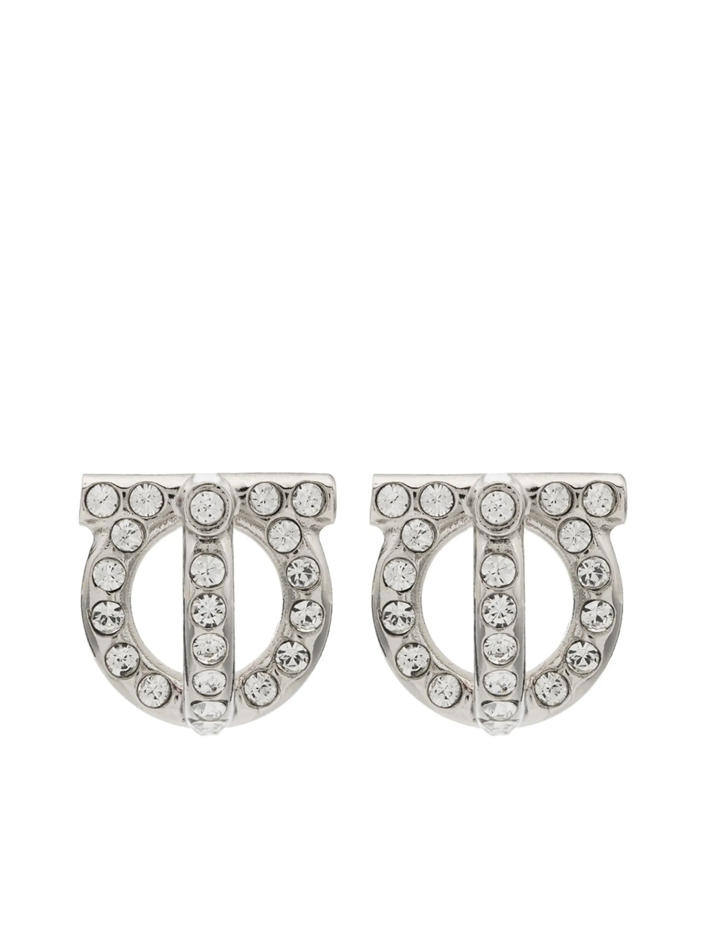 Gancini crystal earrings