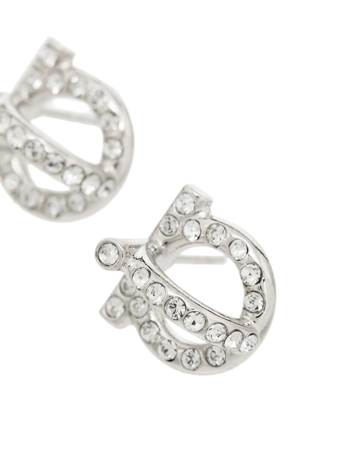 Gancini crystal earrings