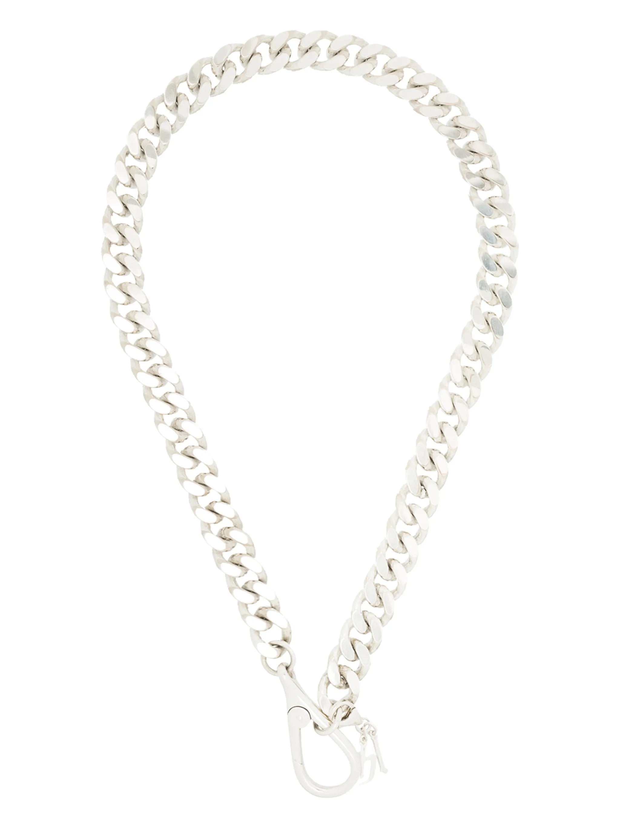 chain-link charm necklace
