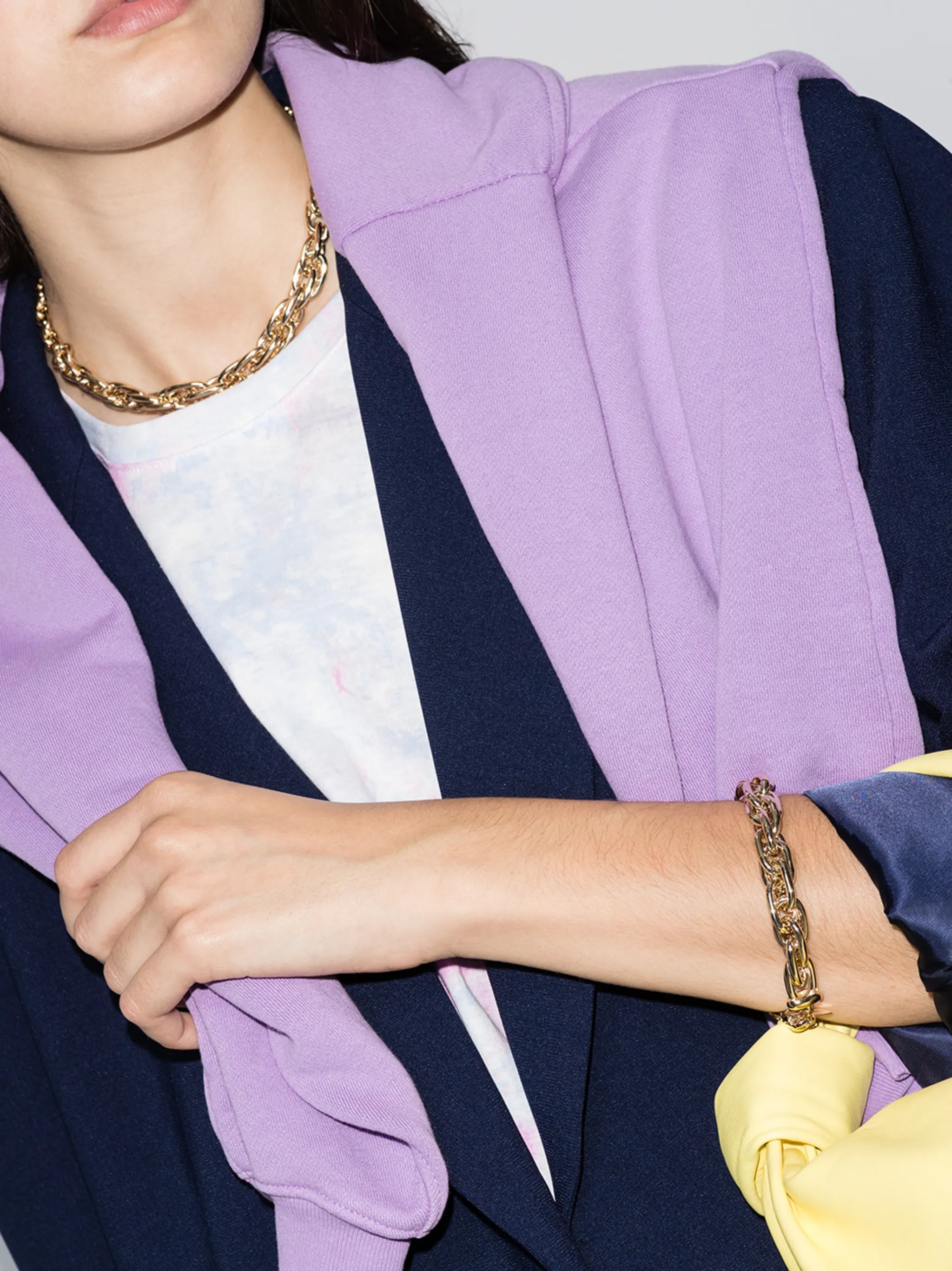 14kt yellow gold chain bracelet