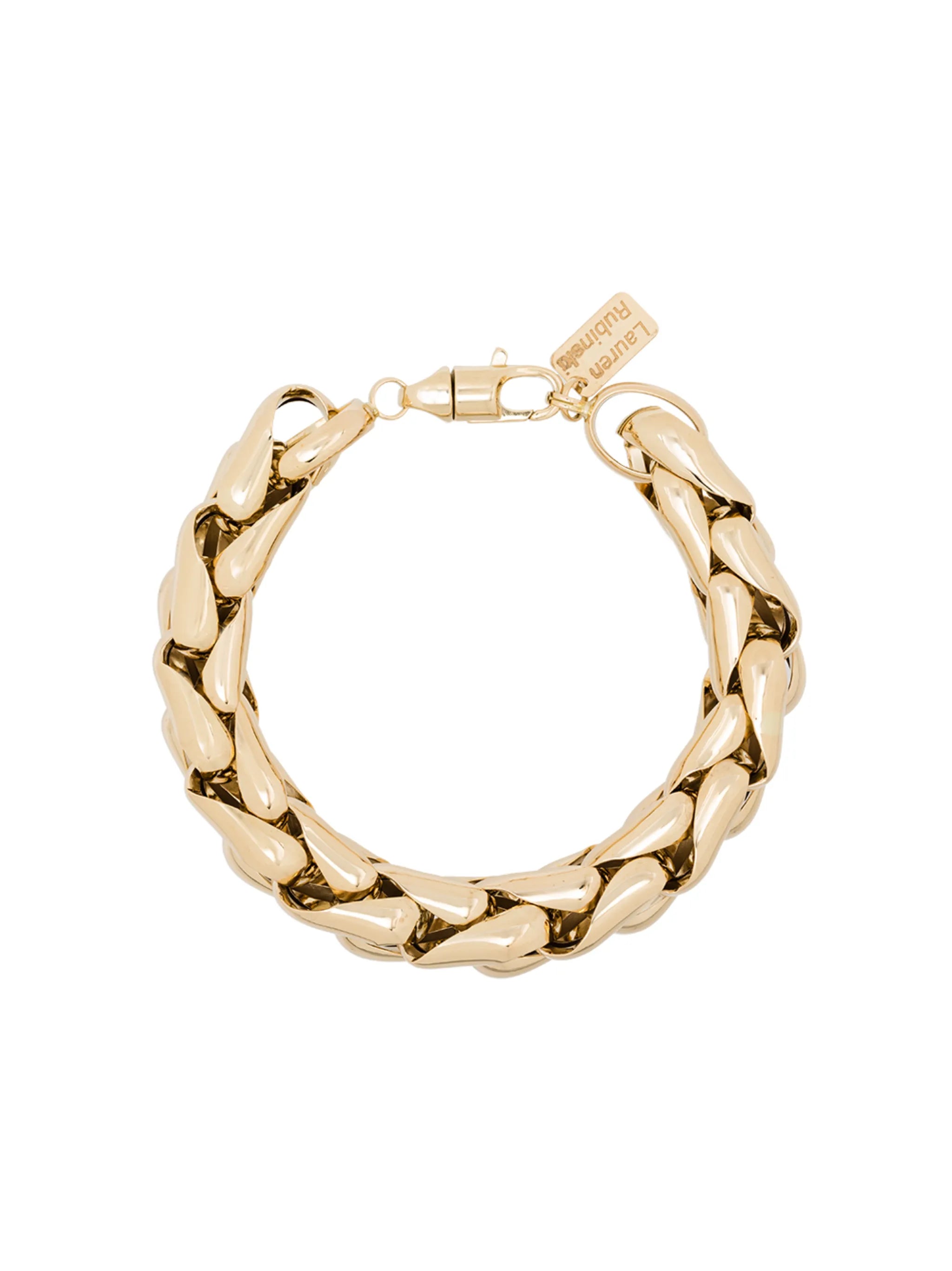 14kt yellow gold chain bracelet