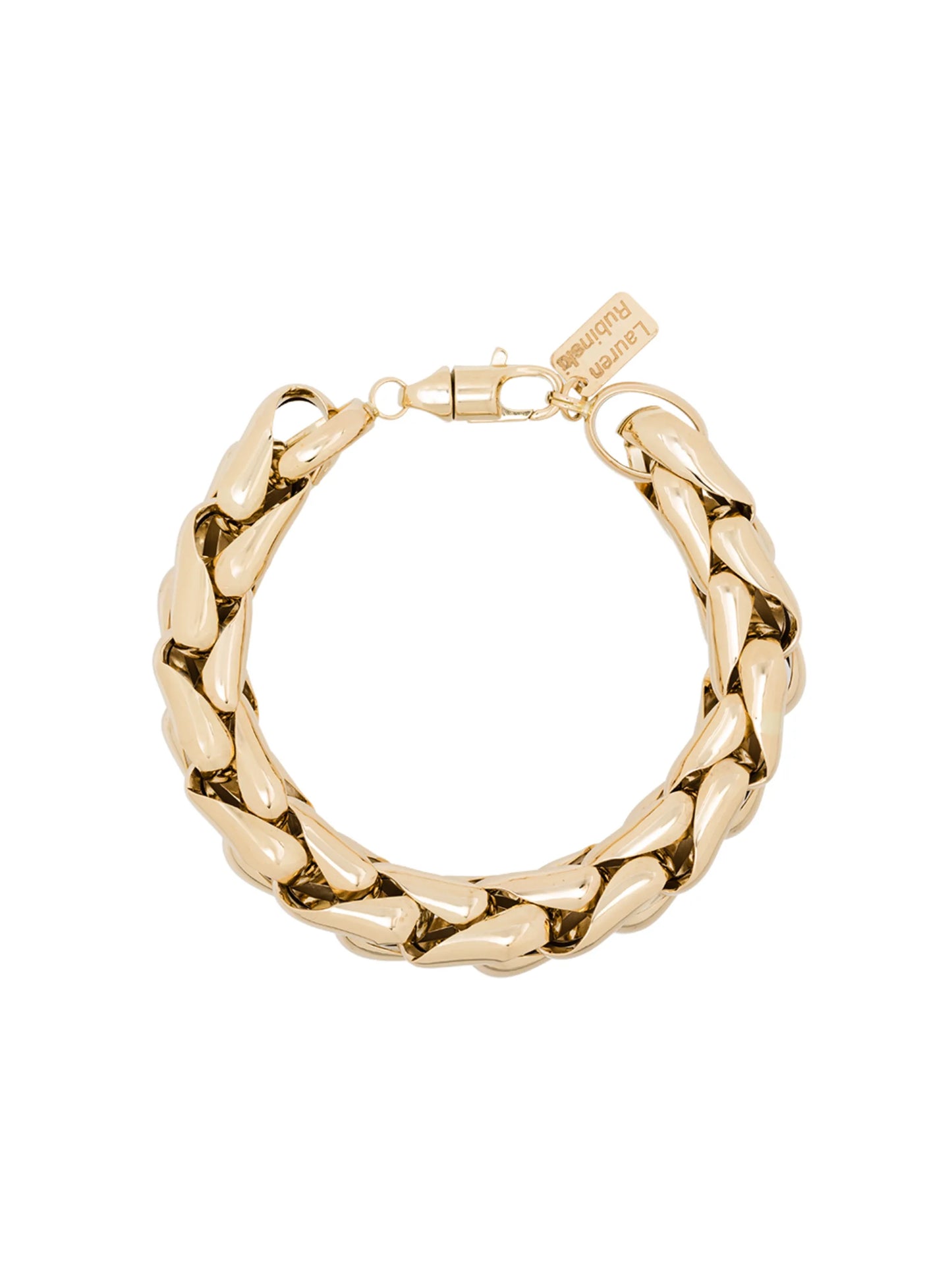 14kt yellow gold chain bracelet
