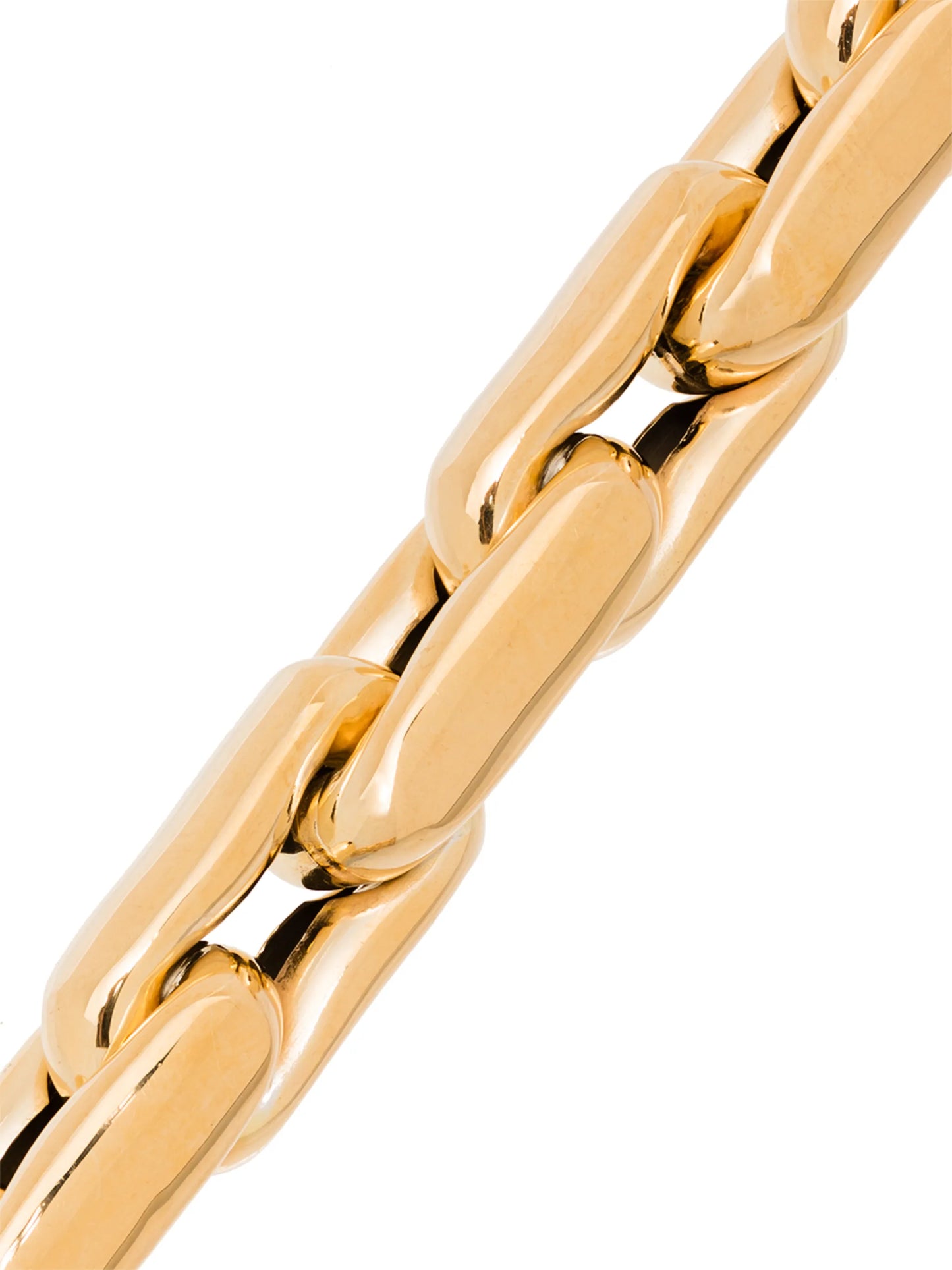 14kt yellow gold medium square link chain necklace