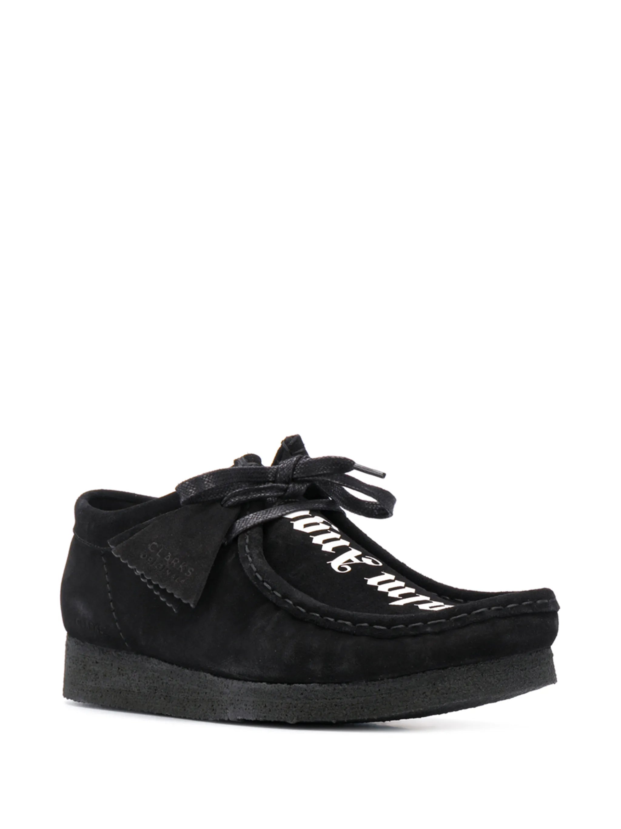 x Clarks logo suede boots