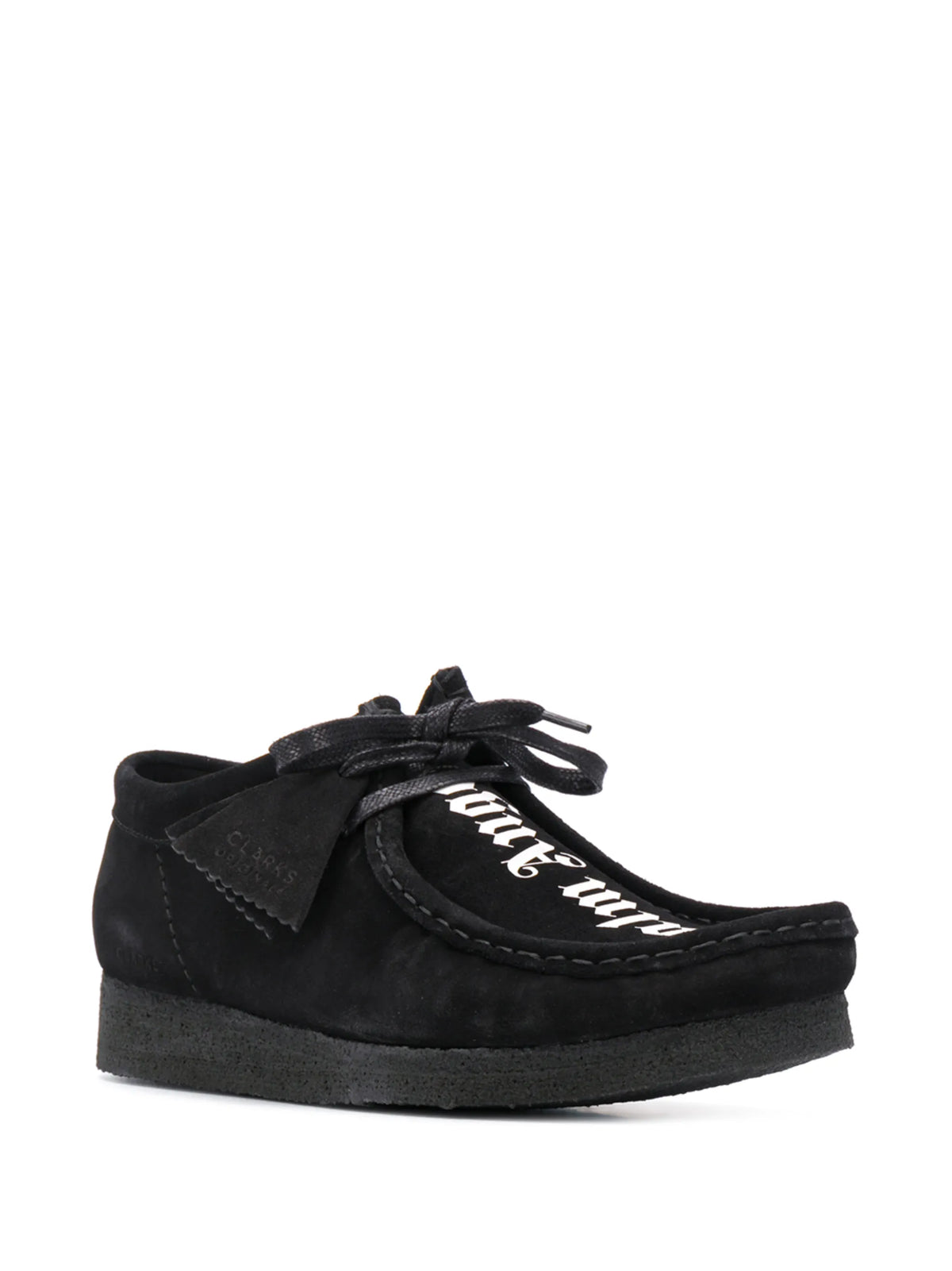 x Clarks logo suede boots