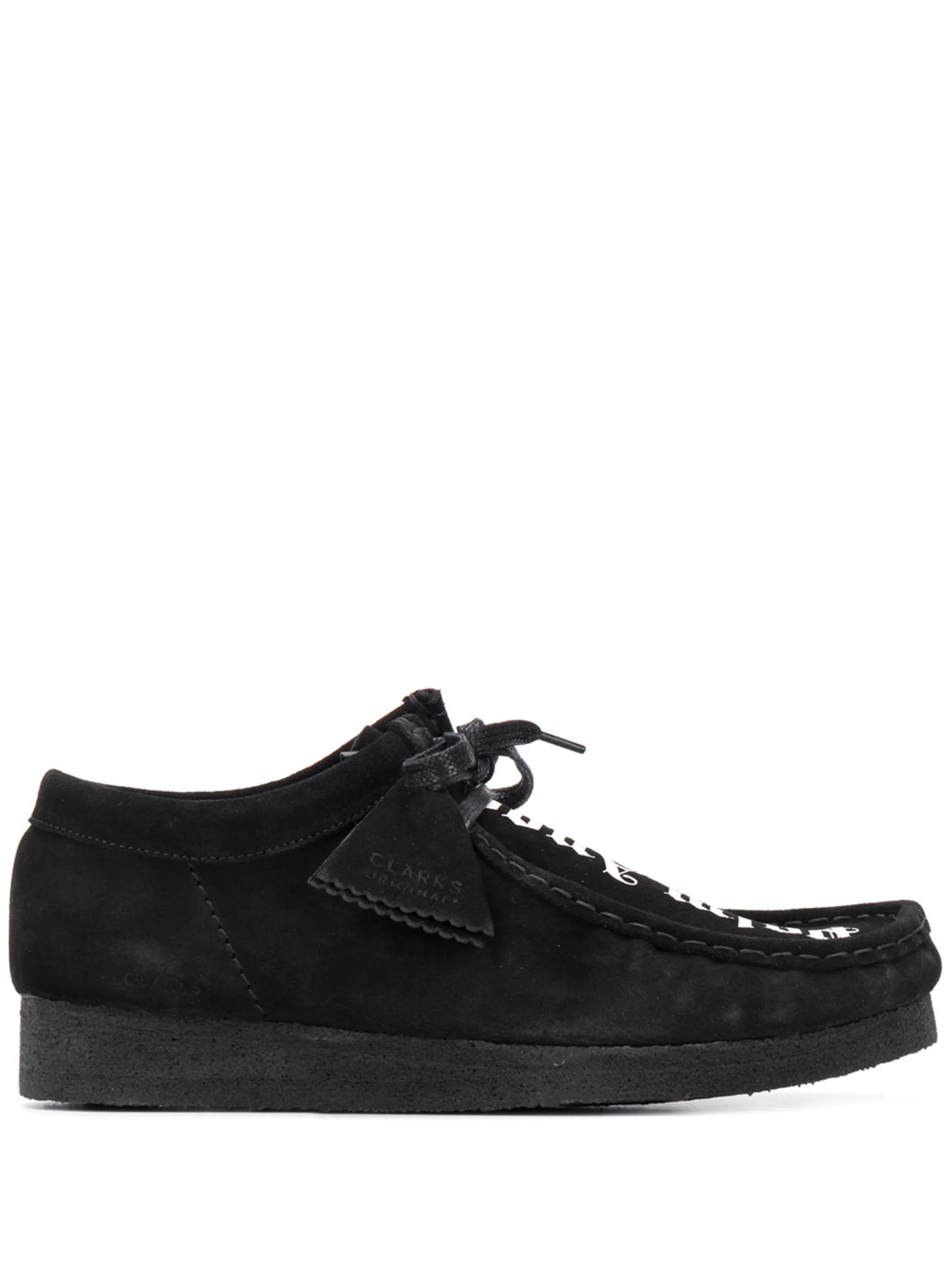 x Clarks logo suede boots