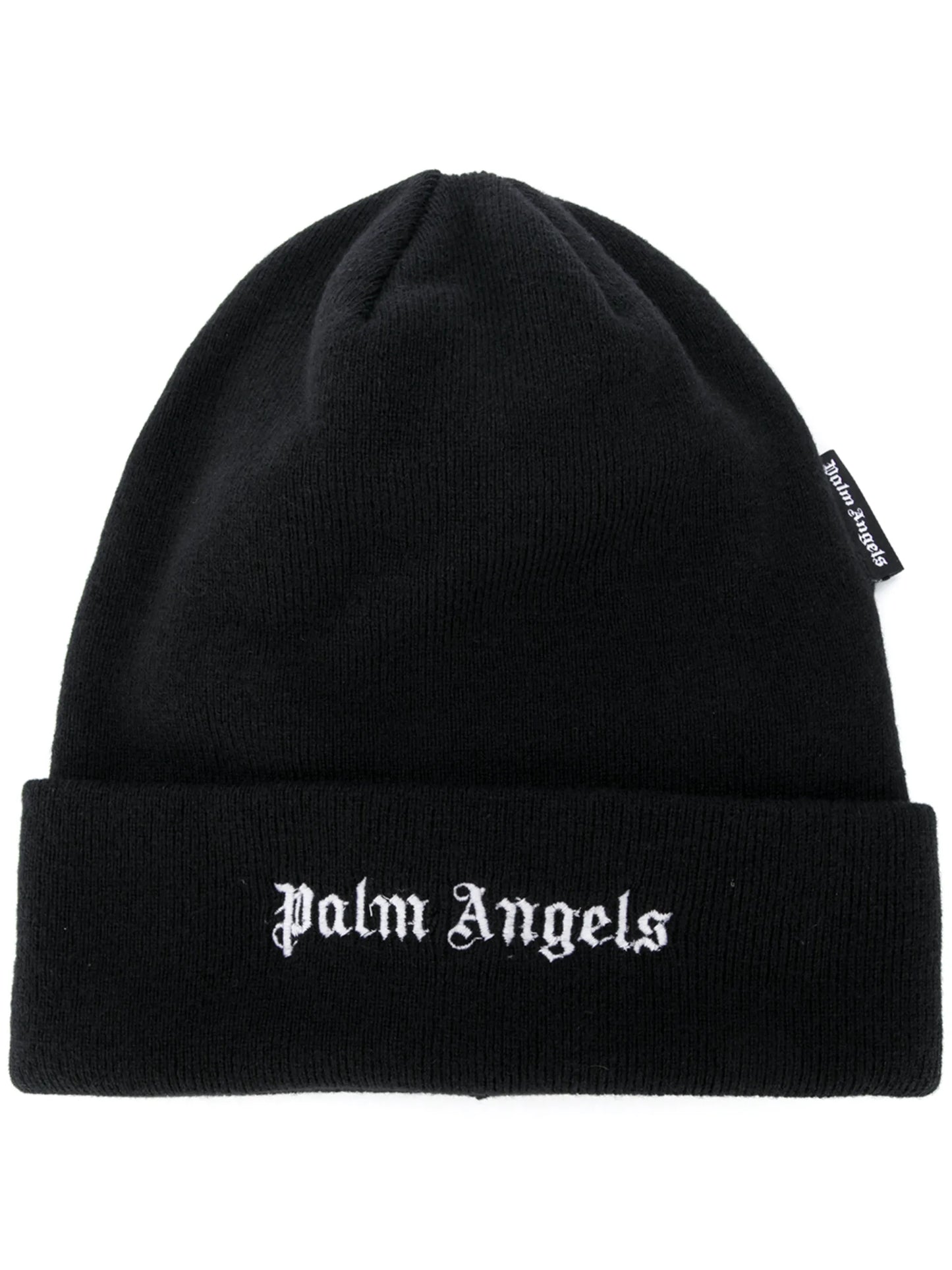 logo-embroidered wool beanie