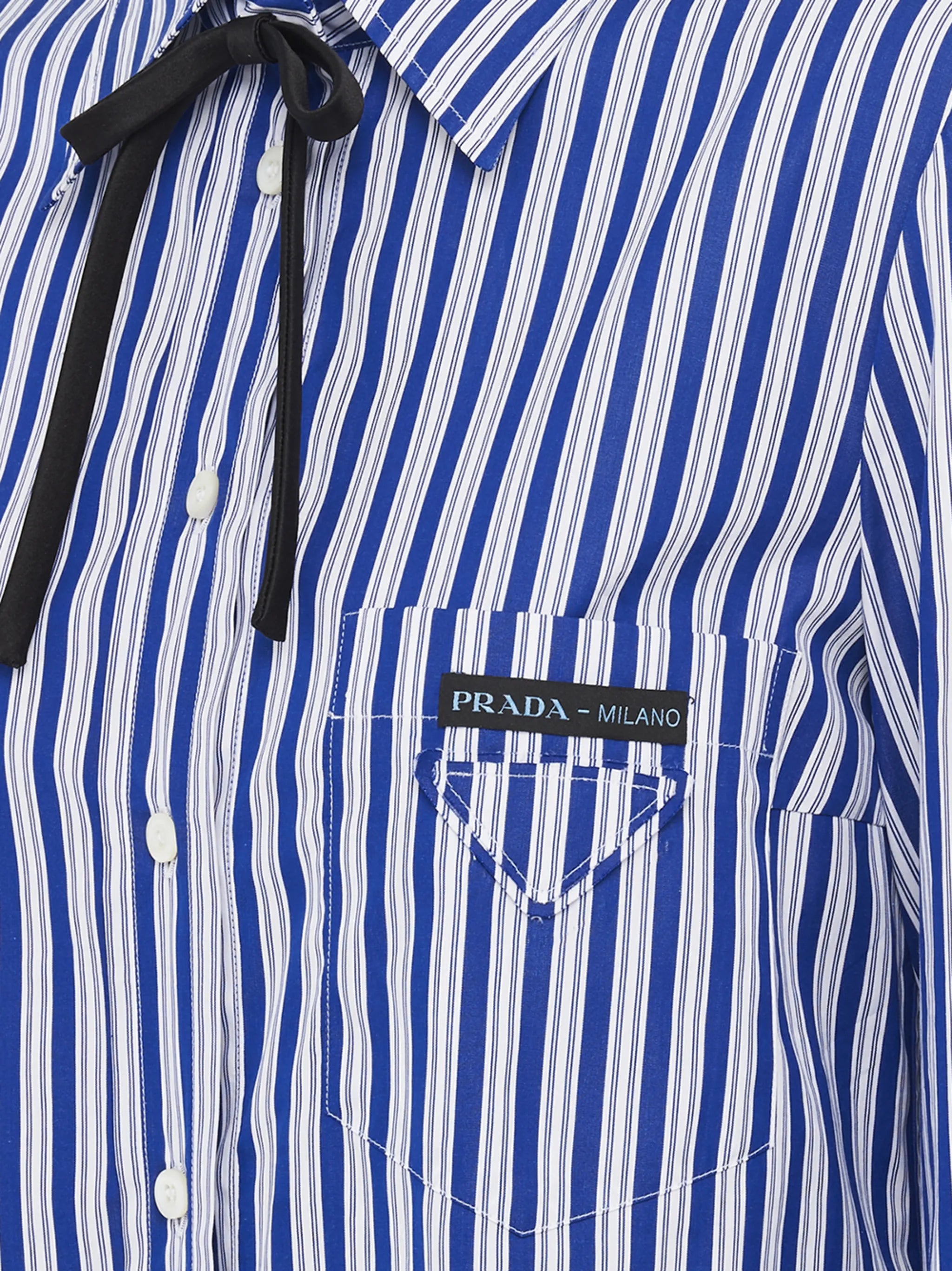 striped poplin shirt