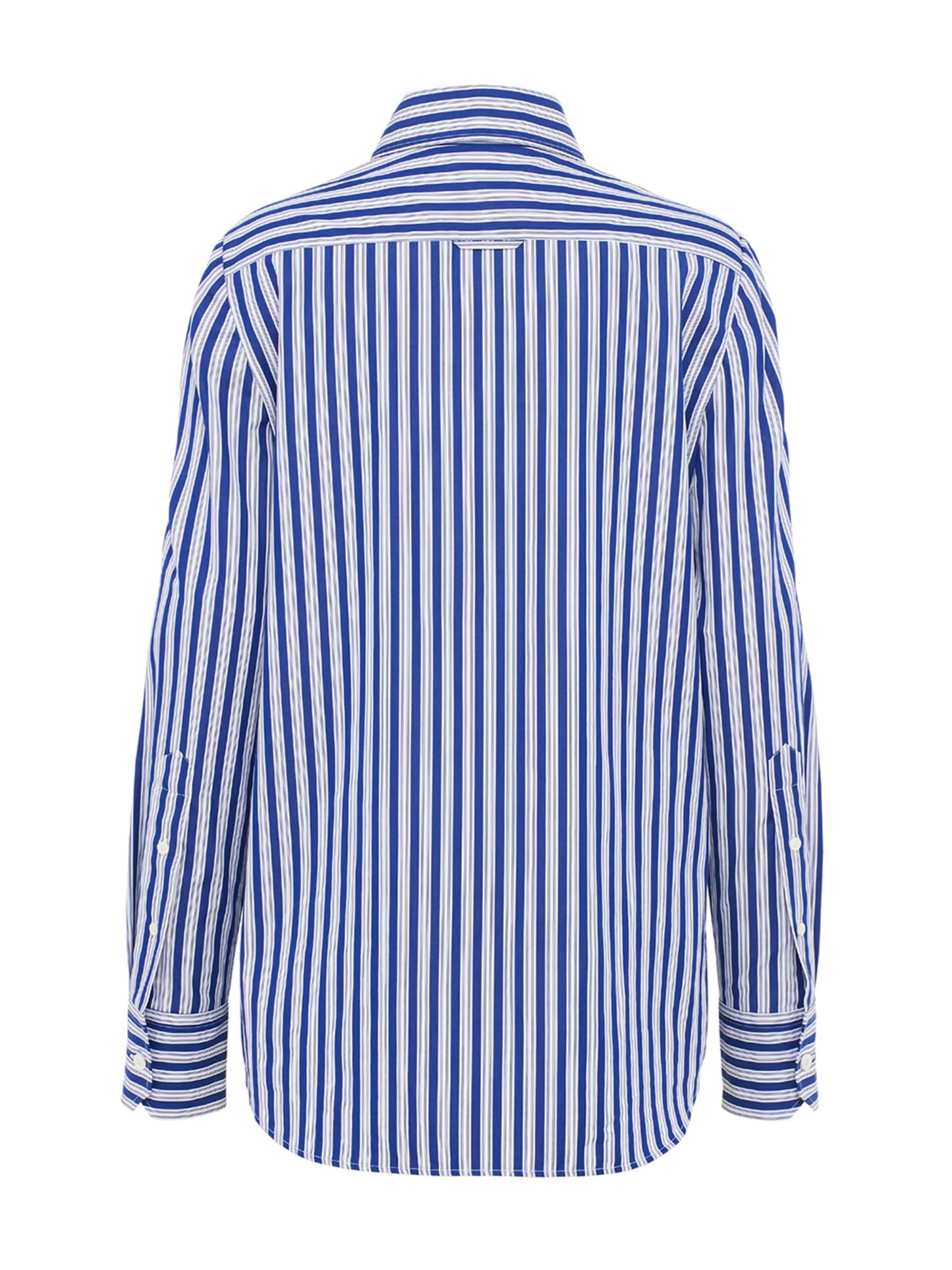 striped poplin shirt