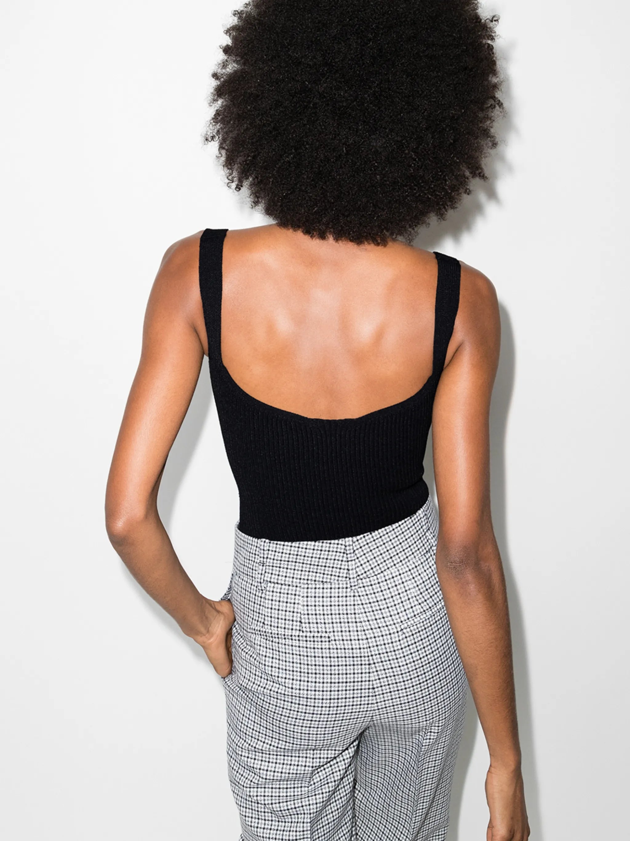 The Yves ribbed-knit bodysuit