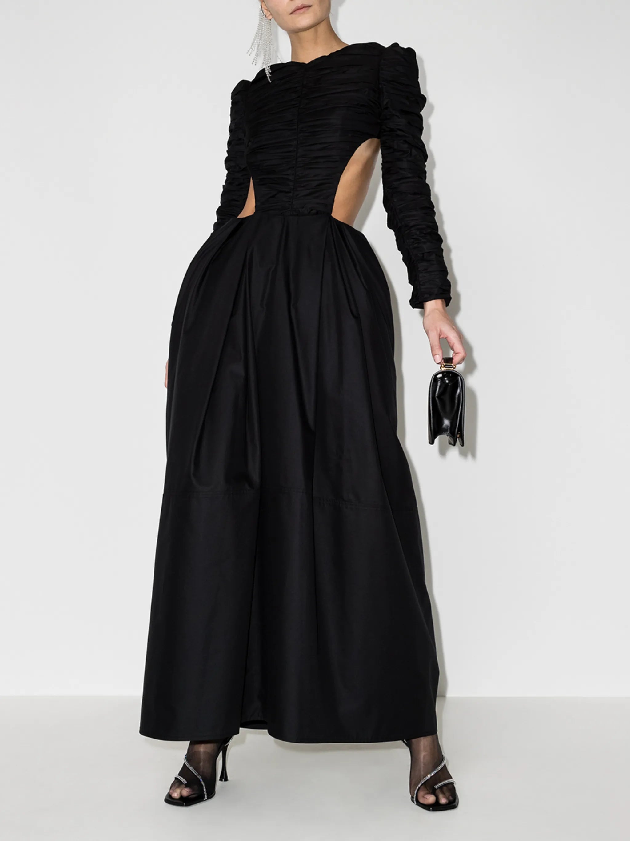 Rosaline embellished open-back dress
