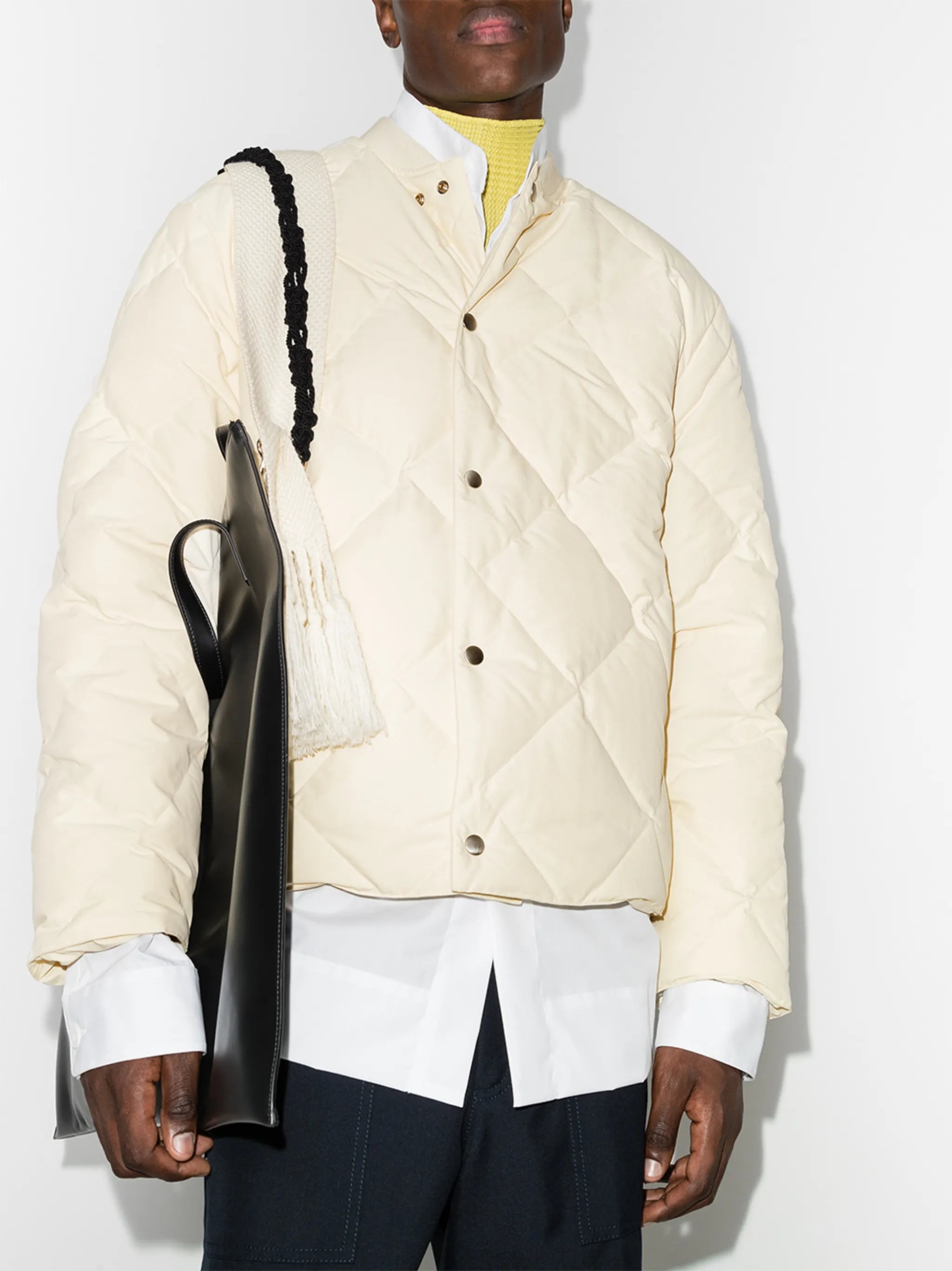 quilted bomber jacket
