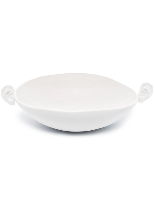 White Noise ceramic bowl