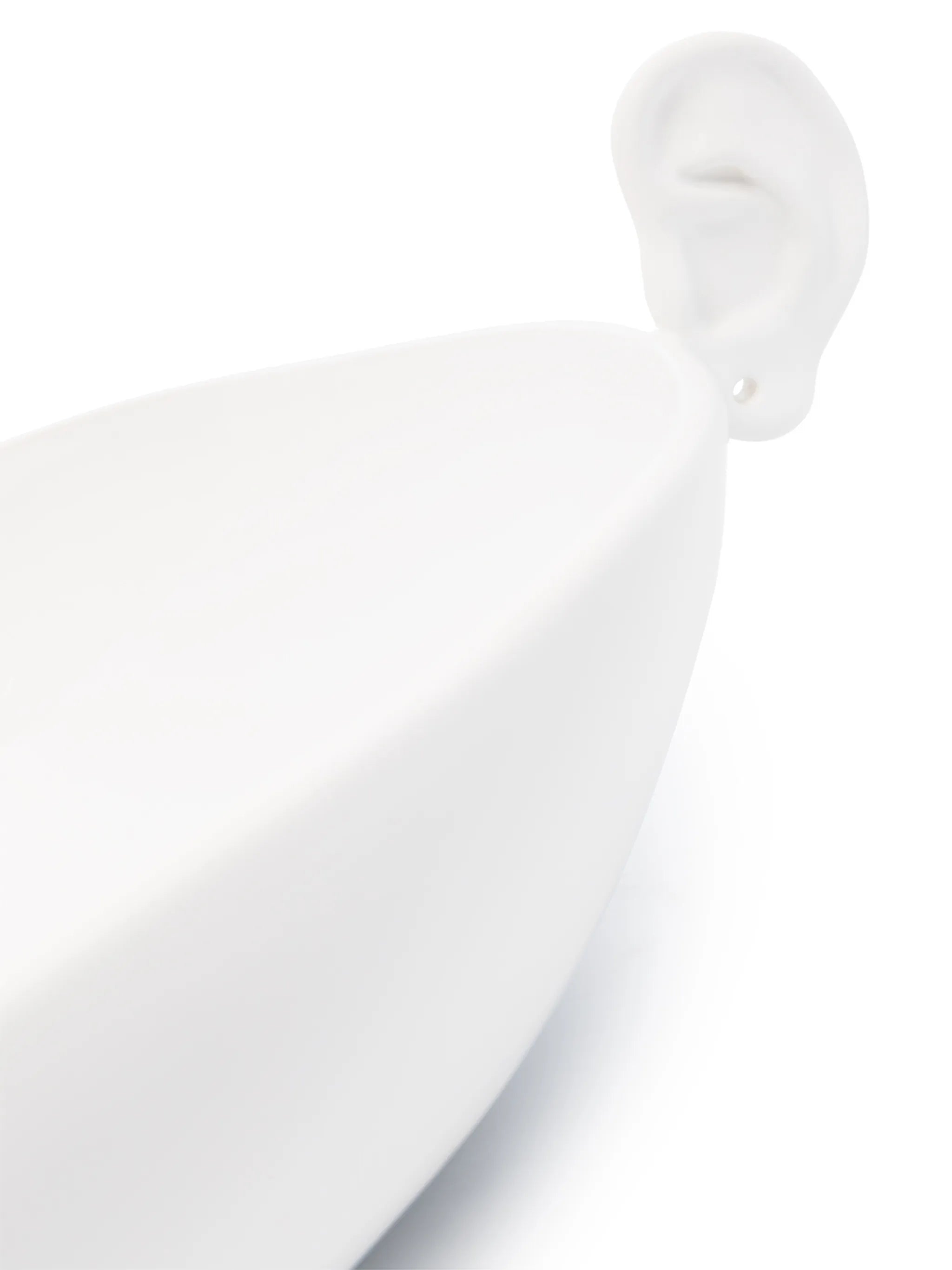 White Noise ceramic bowl