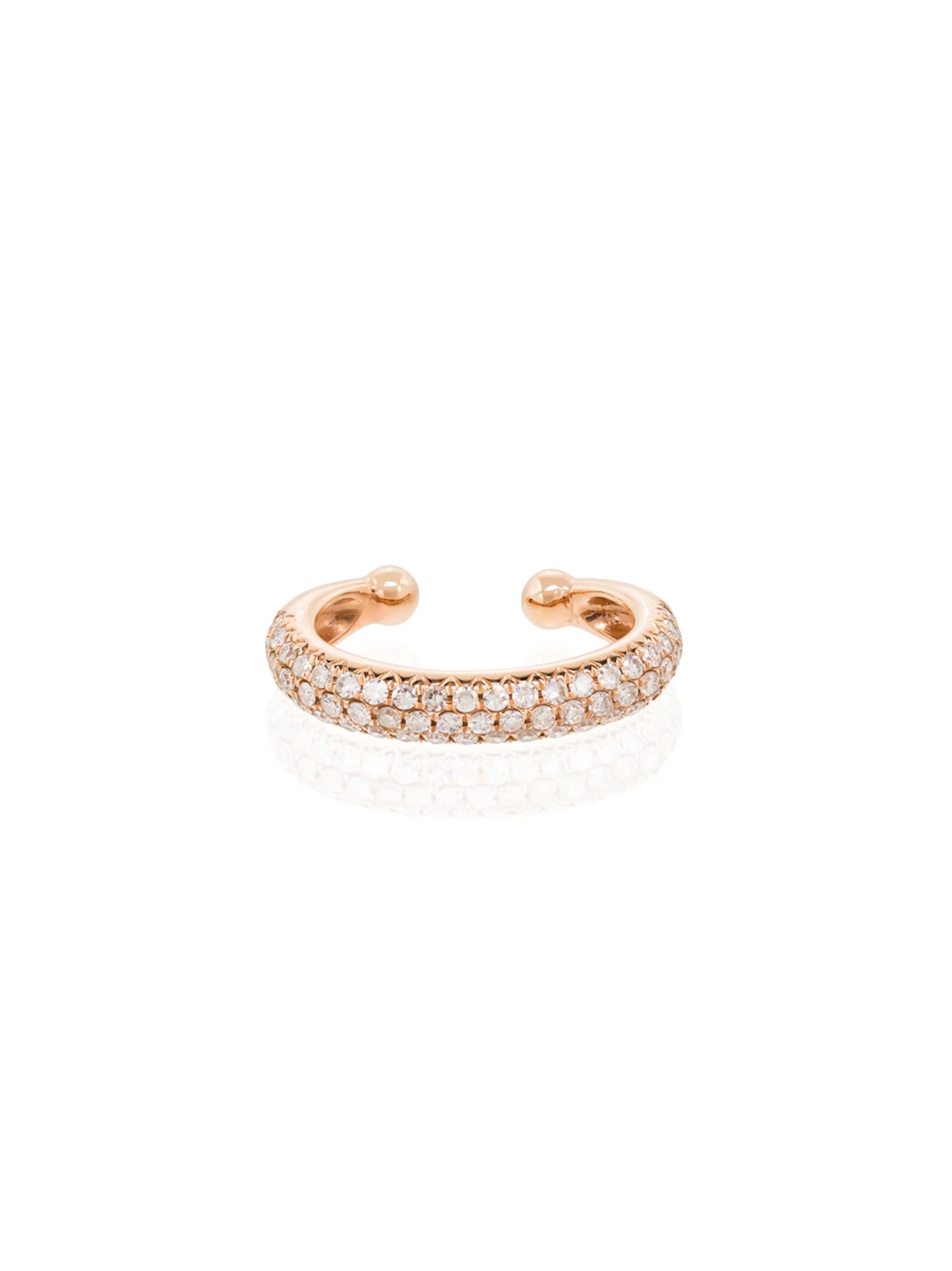 18kt rose gold Jumbo diamond ear cuff