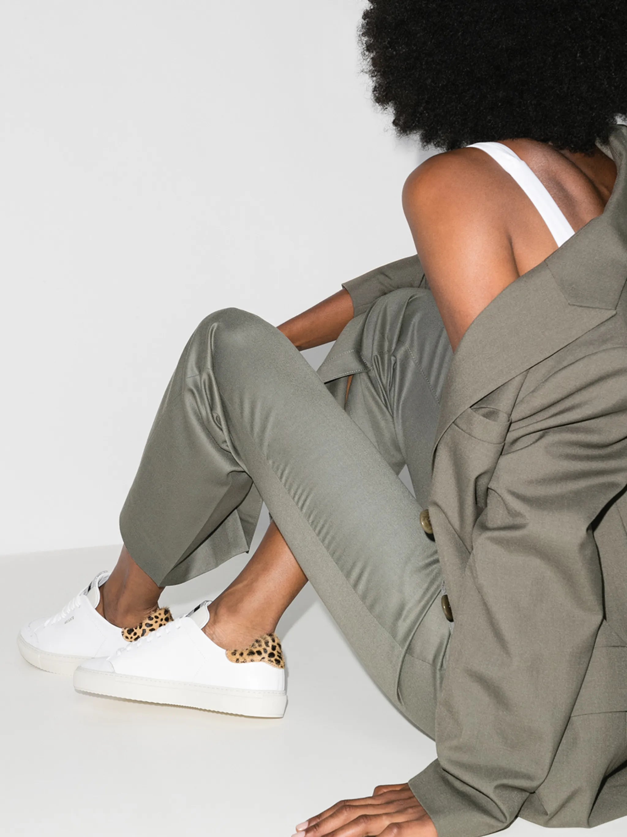 Clean 90mm animal-print sneakers