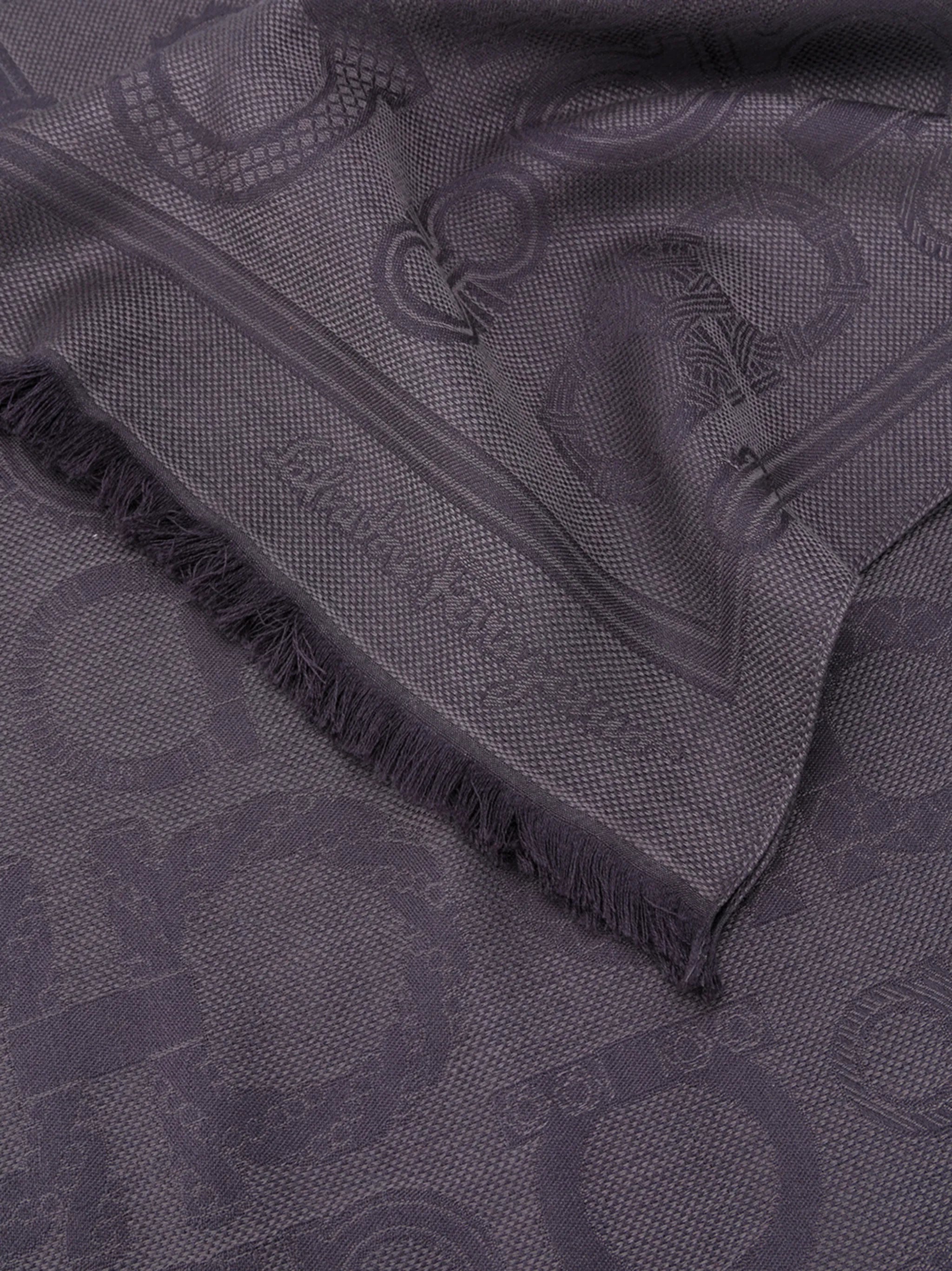Gancini jacquard scarf