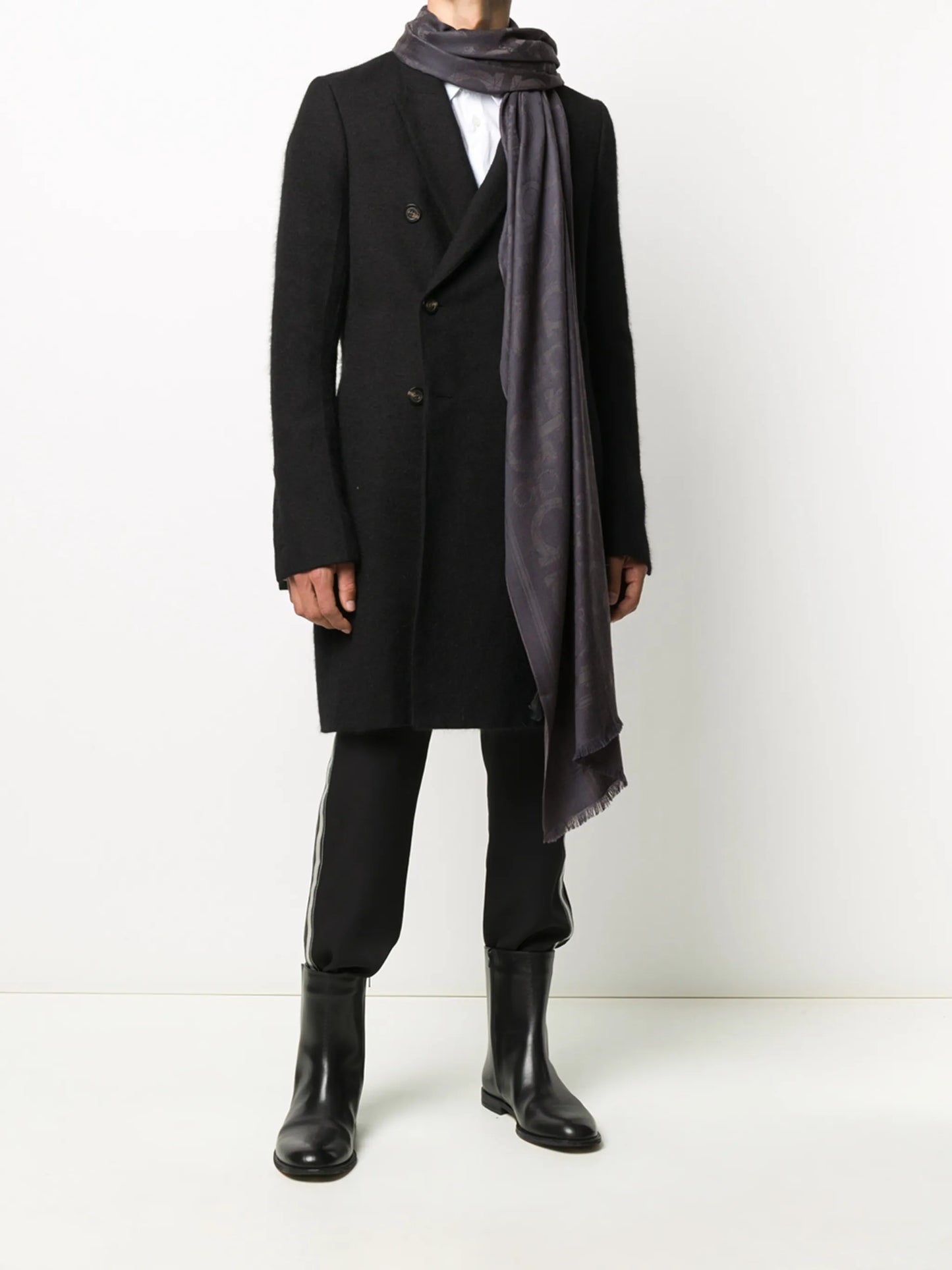 Gancini jacquard scarf