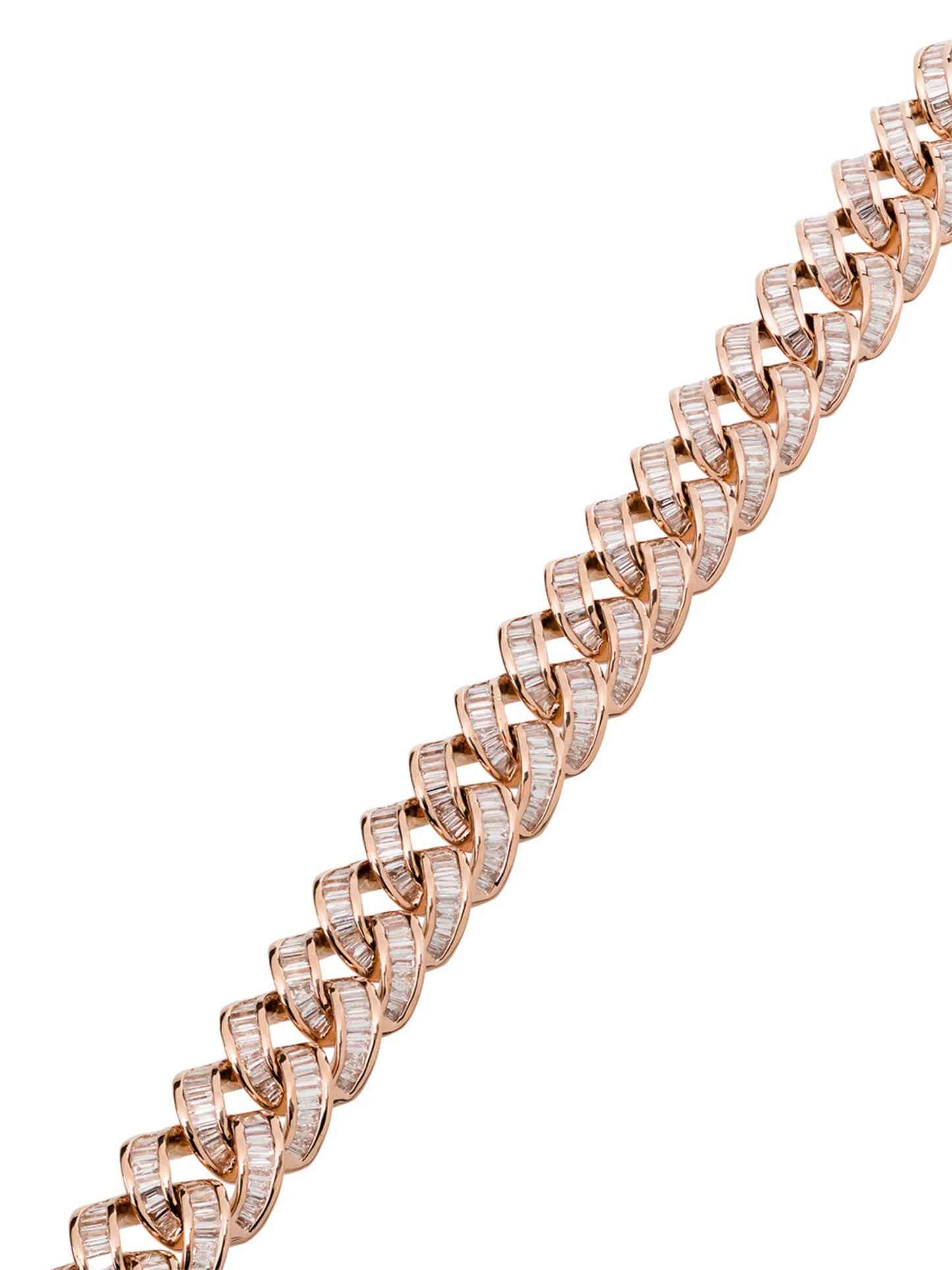 18kt rose gold diamond bracelet