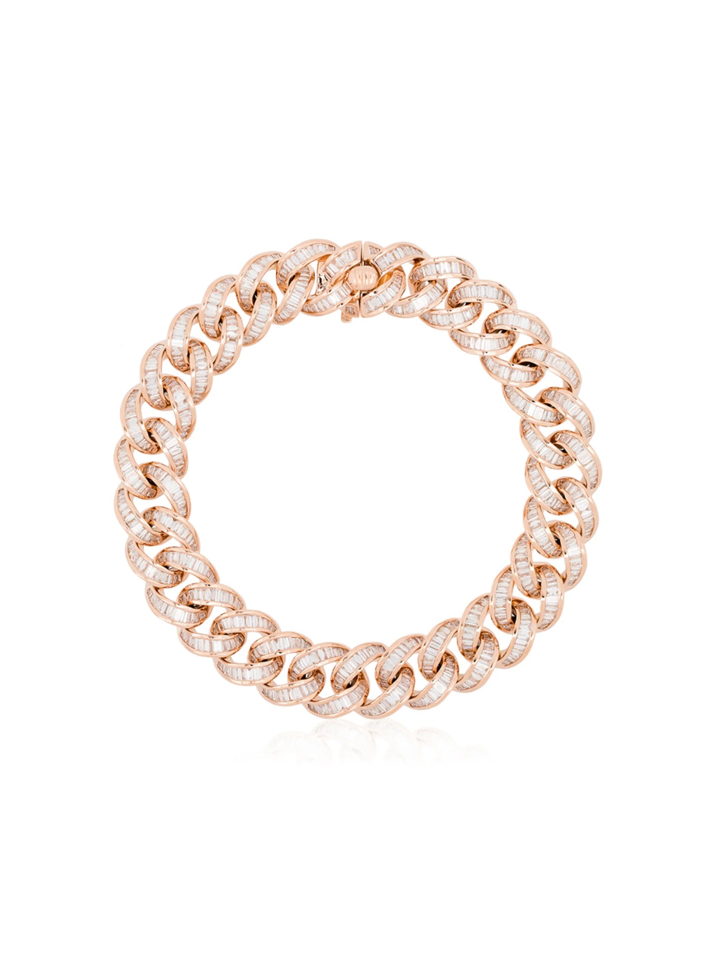 18kt rose gold diamond bracelet